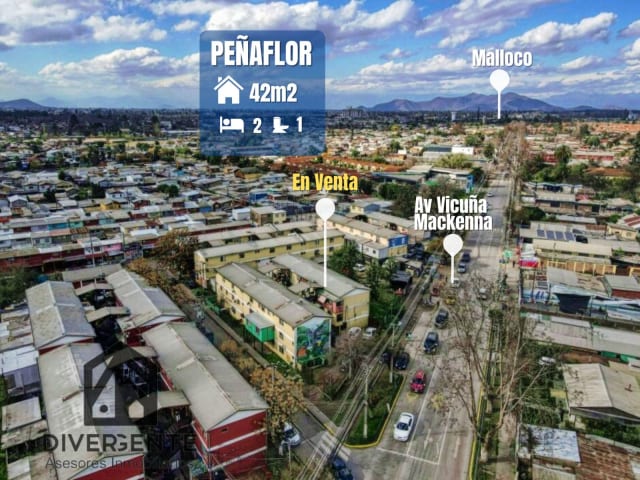 Venta de departamento en Peñaflor - Excelente ubicación — vista principal