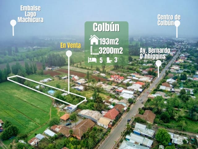 Terreno 3200 m2 en Colbún, 3200 m² — vista principal