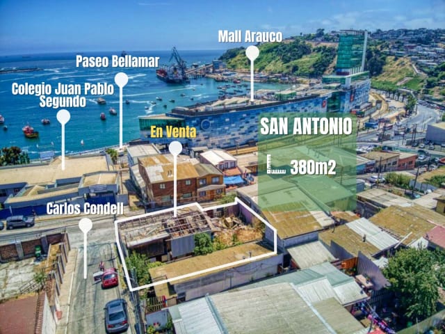 Terreno 380 m2 en San Antonio, 380 m² — vista principal