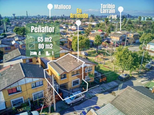 Se Arrienda Casa en Peñaflor - Espaciosa e impeque