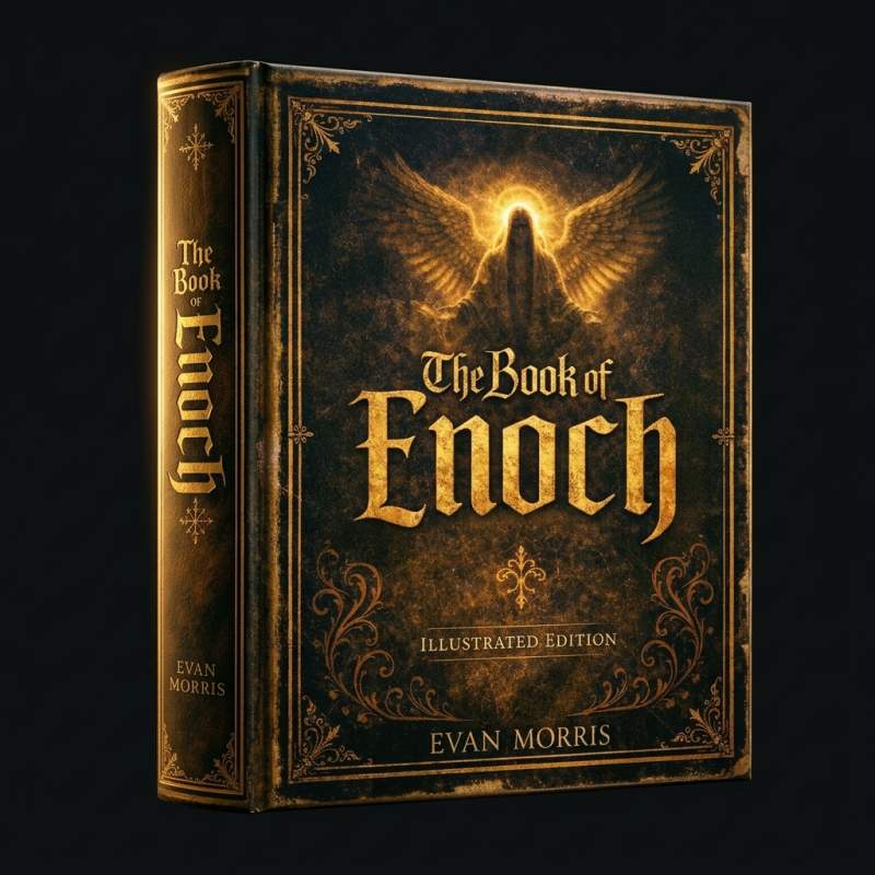 The Book of Enoch Illustrated Edition by Evan Morris — premium illustrated hardcover with bonus study guides