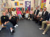 22 May 2025: Chairperson Philip McGuigan and Deputy Chairperson Danny Donnelly visit the offices of Common Youth, a provider of sexual health and wellbeing support to young people.
