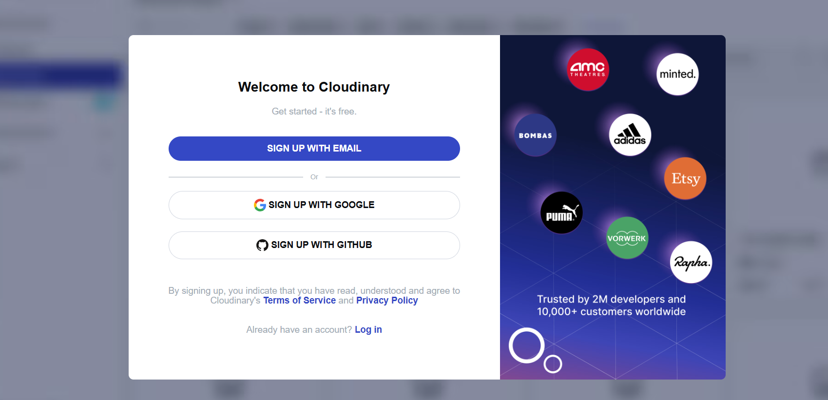 Create Cloudinary Account - Image 2