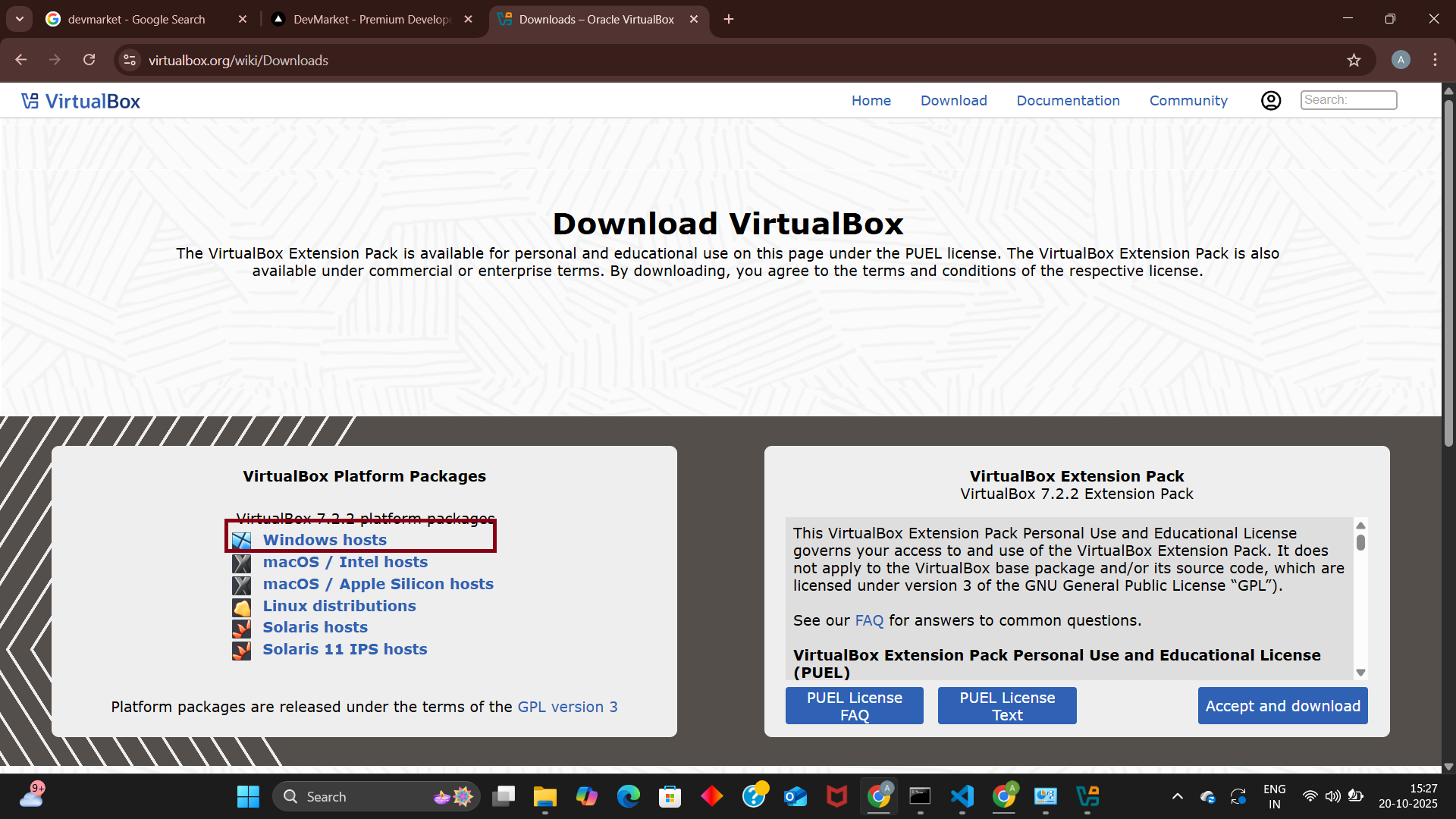 VirtualBox screenshot 2