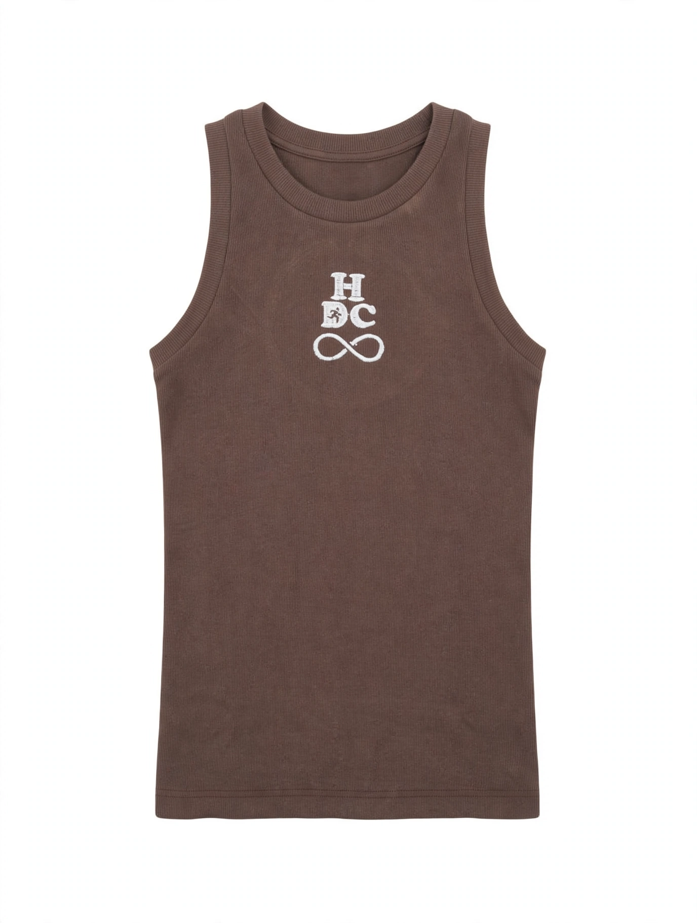 HDC MONOGRAM TANK — BROWN