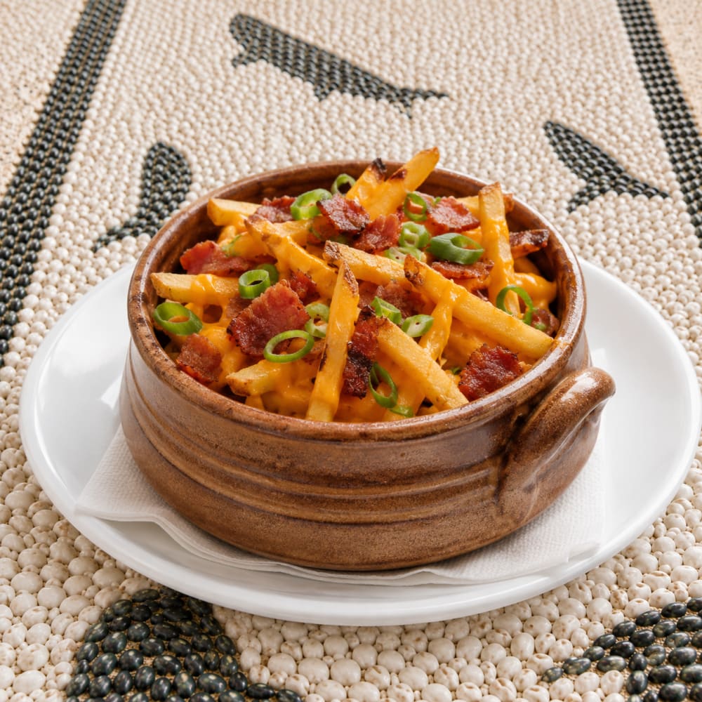 Cheddar fries