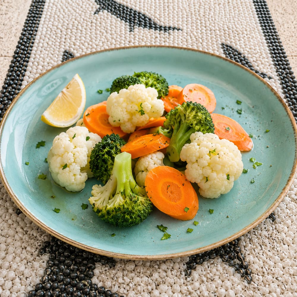 Boiled vegetables