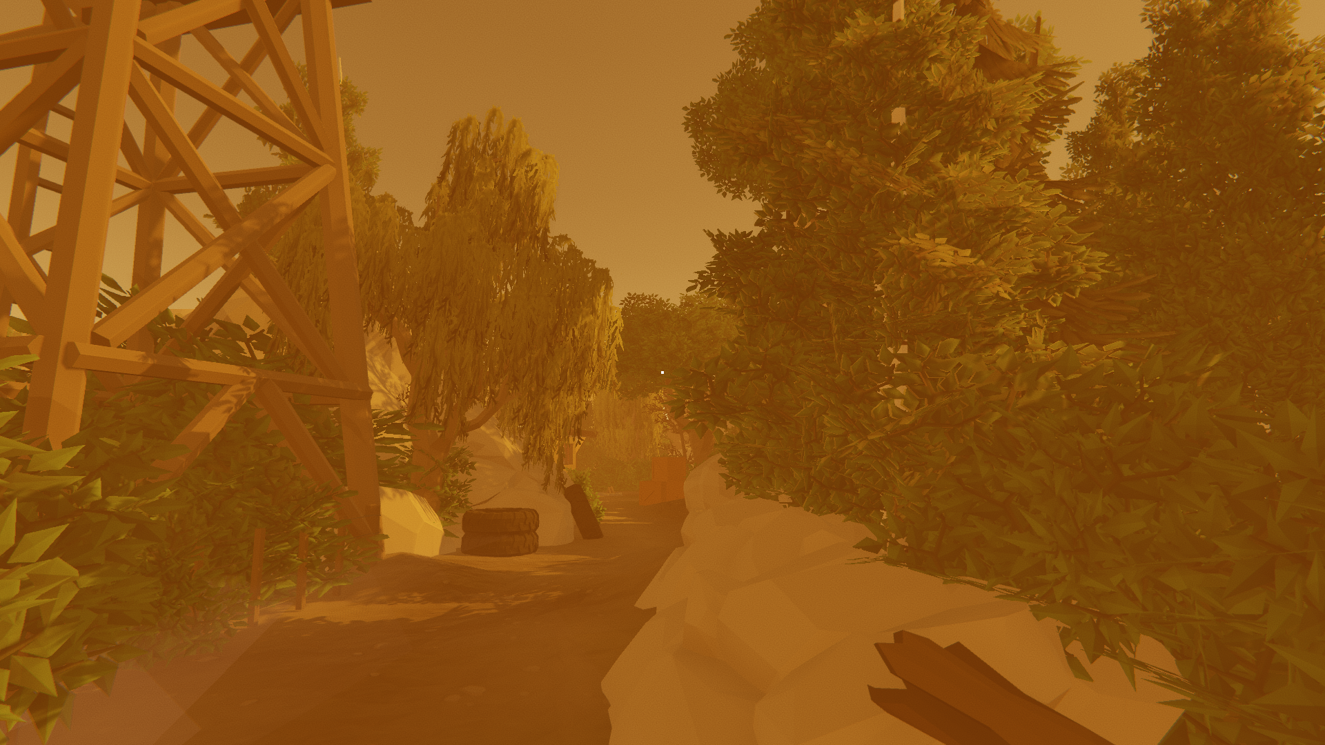 In game — forest area
