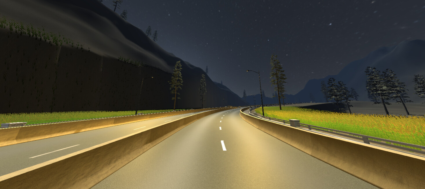 Starry Night Motorway