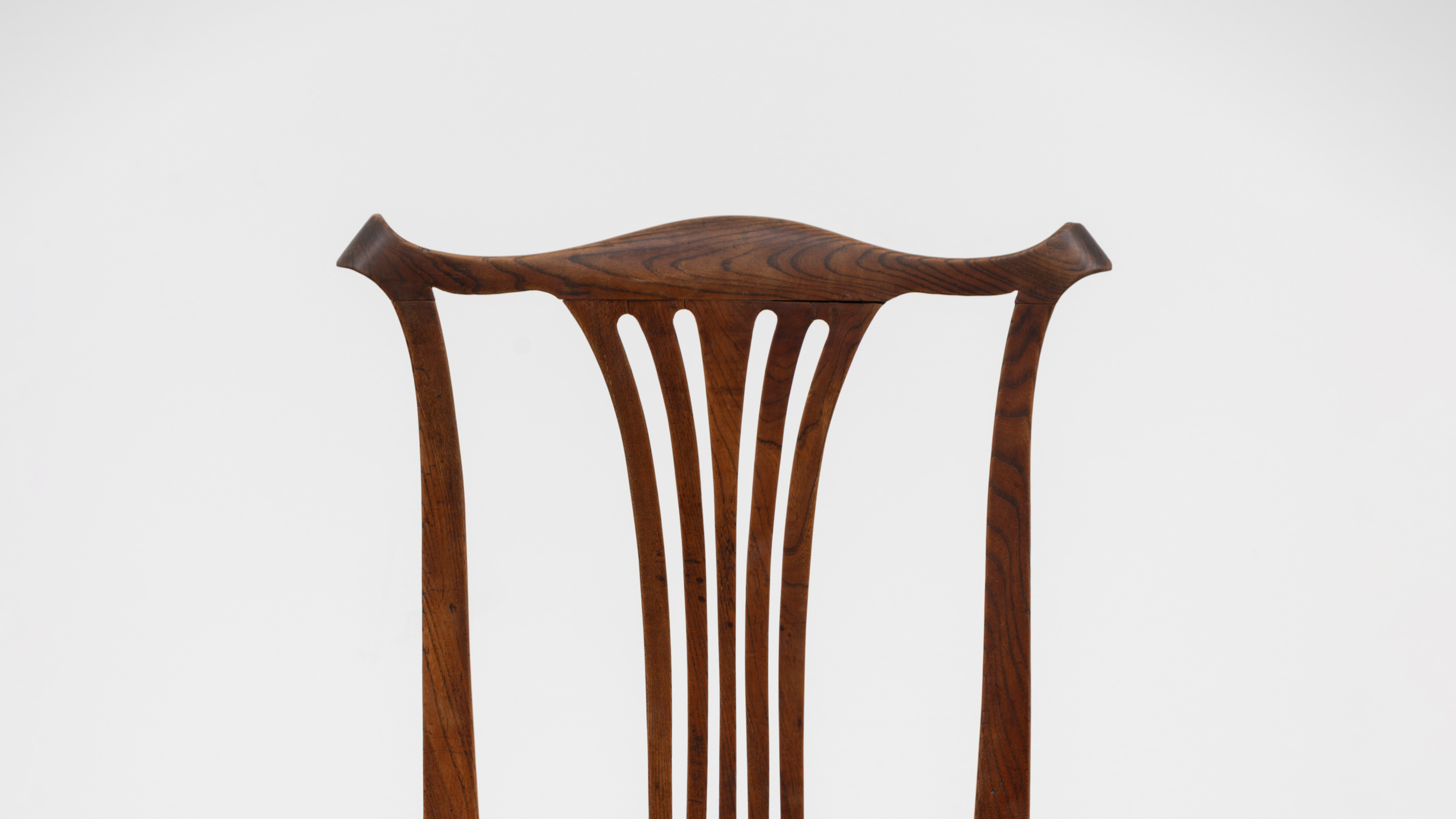 C.18th Elm Chippendale Country Upholstered Side Dining Chair Georgian George III (Anonymous 1760-182...