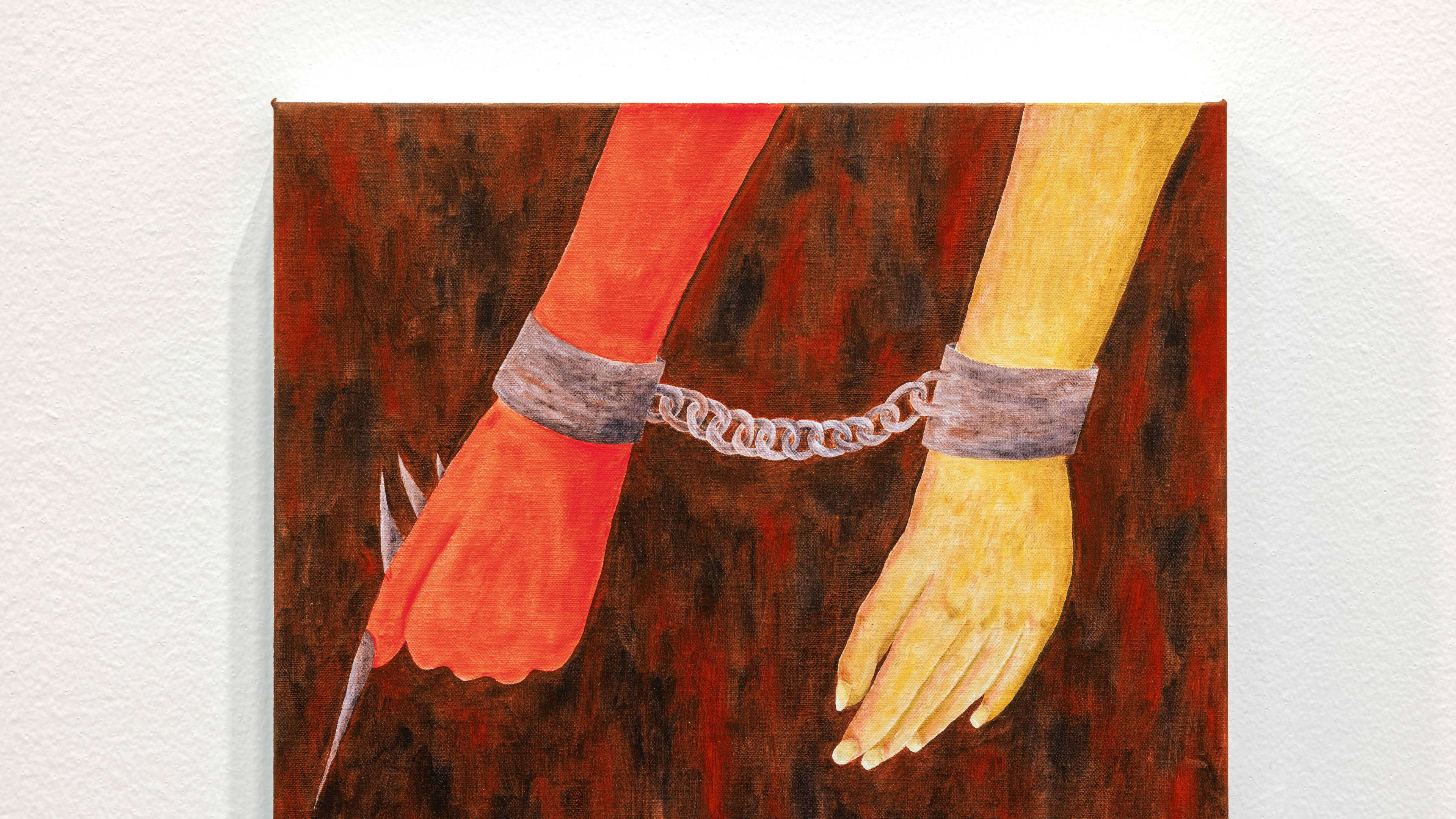 Someone that is chained to the devil and must follow him wherever he goes