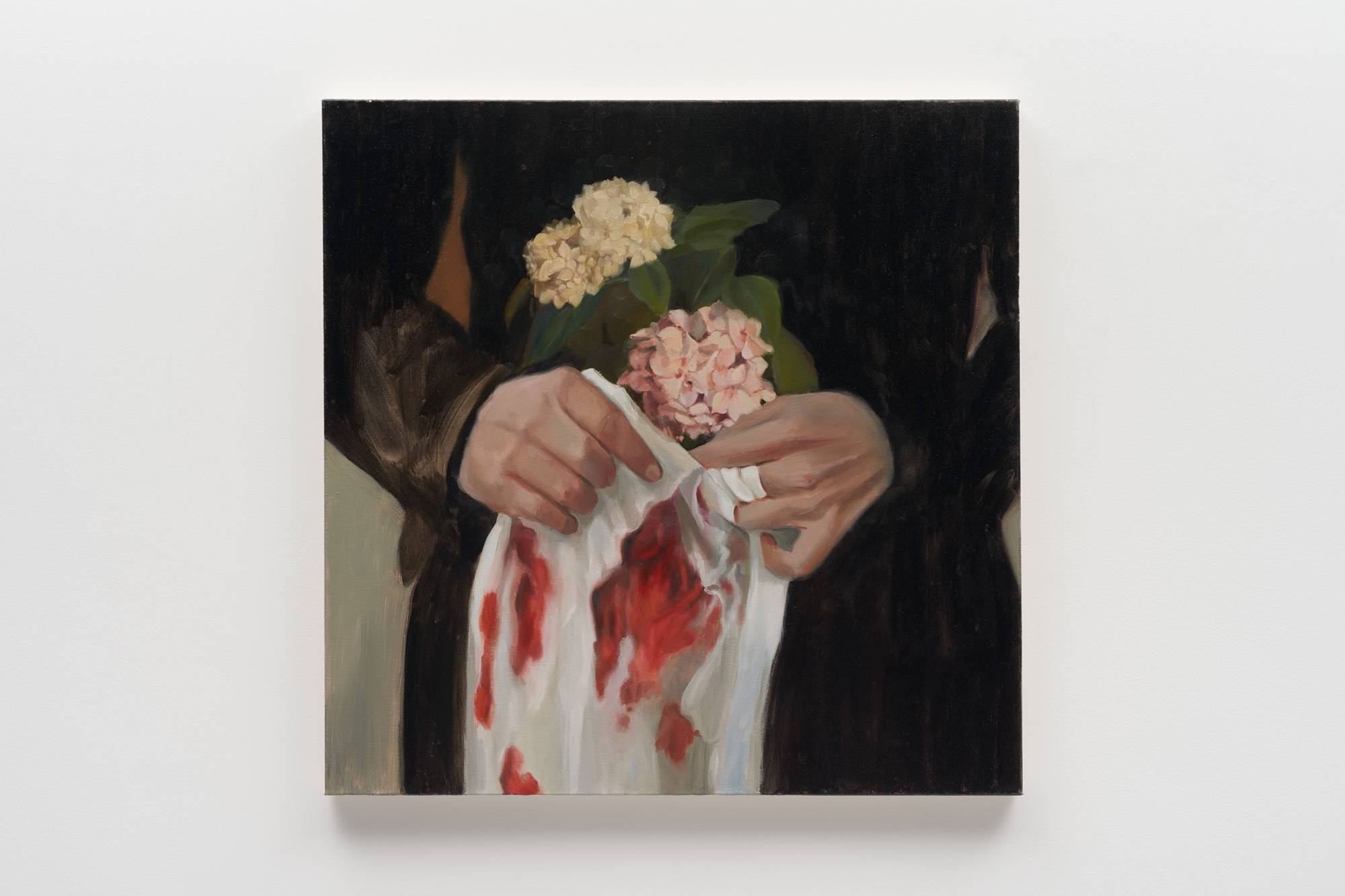 Woman with Hand Towel