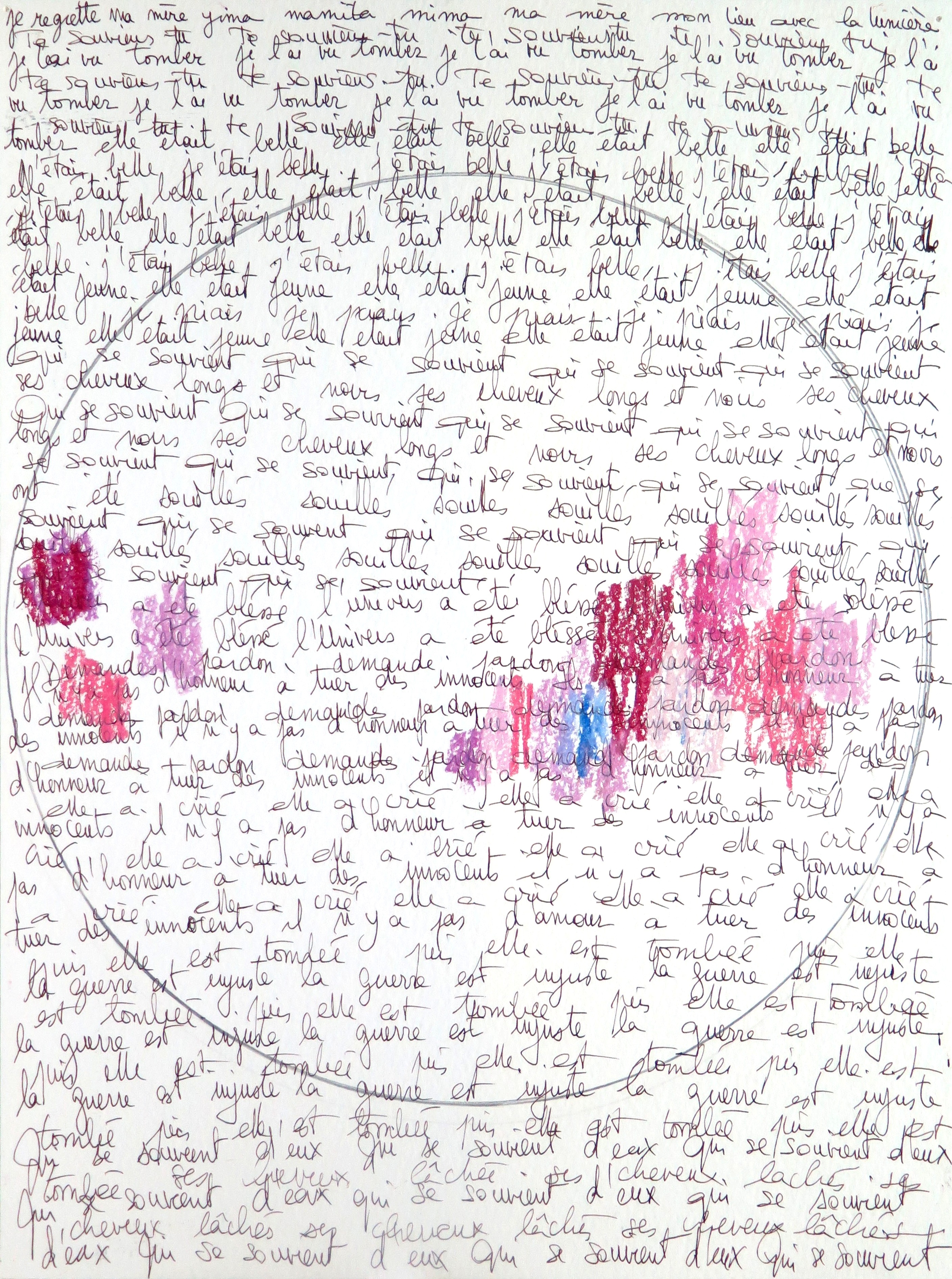 Ecriture #2, série Algérie Année 0