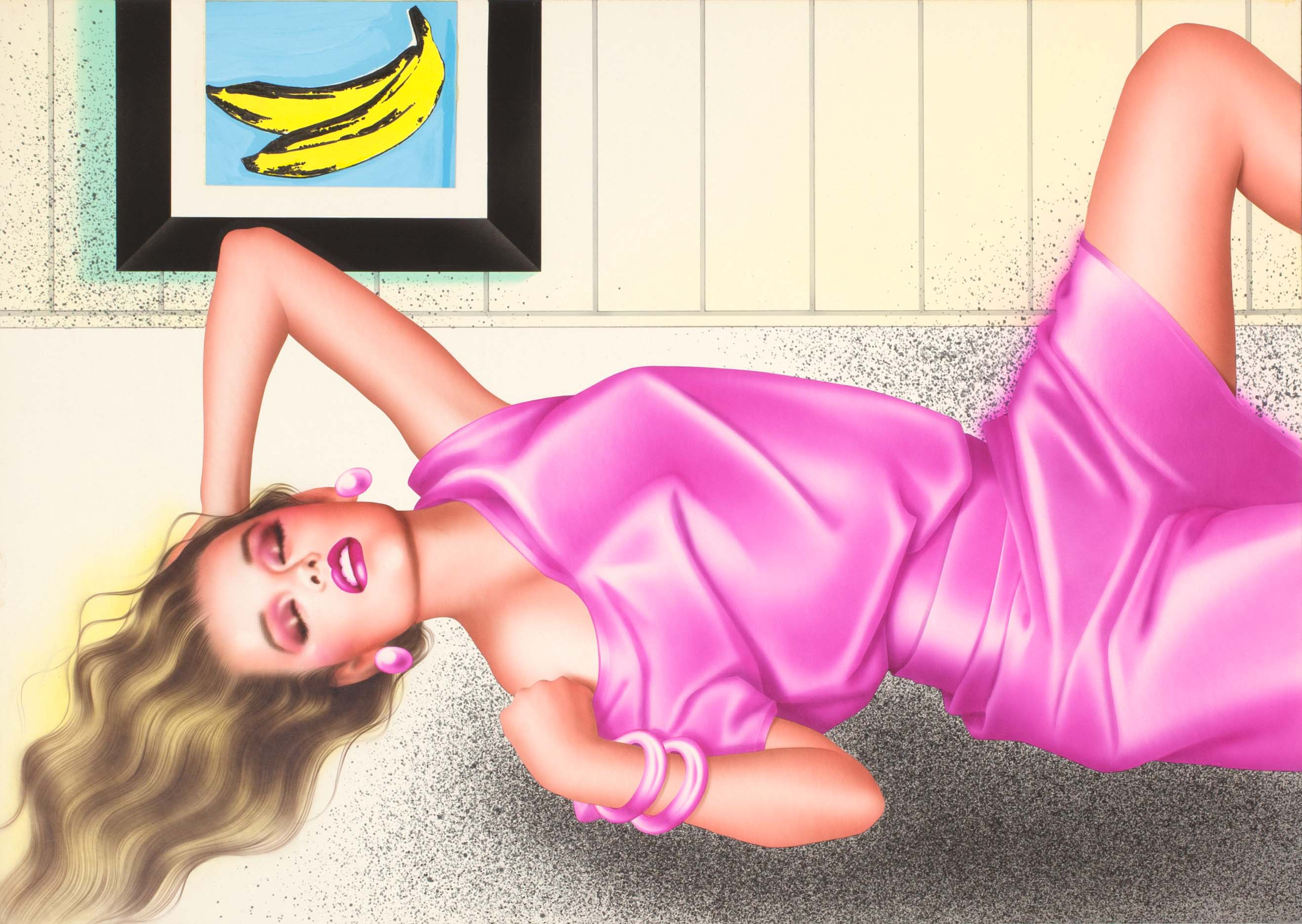Banana Picture with Lady