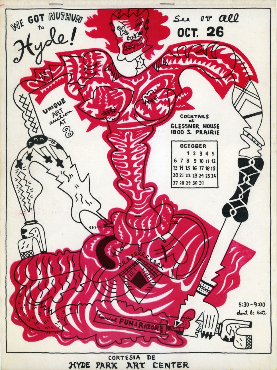 We Got Nuthun to Hyde! Unique Art Auction at 8/Special Fund Razor