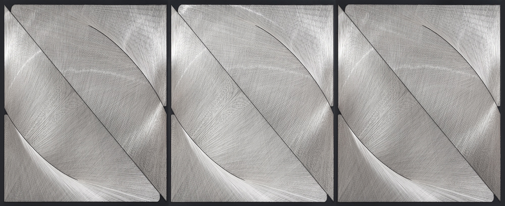 Three Silver Waves