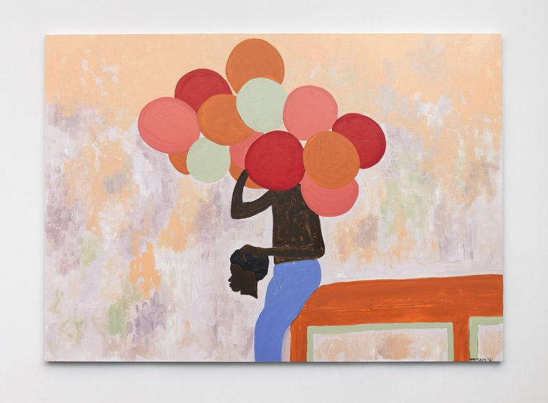Disembodied boy with balloons disembarks from Catumbela