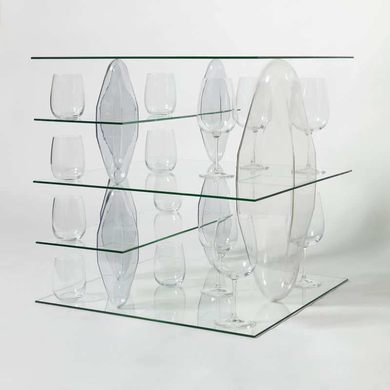 Shelving Unit (Wine Glasses)