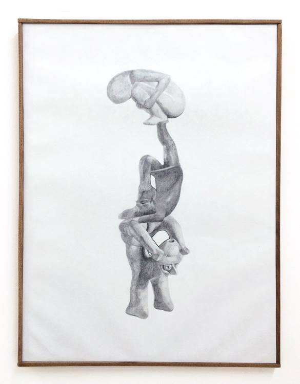 Future Spaces Replicate Earlier Spaces (Stacked Acrobats 2)