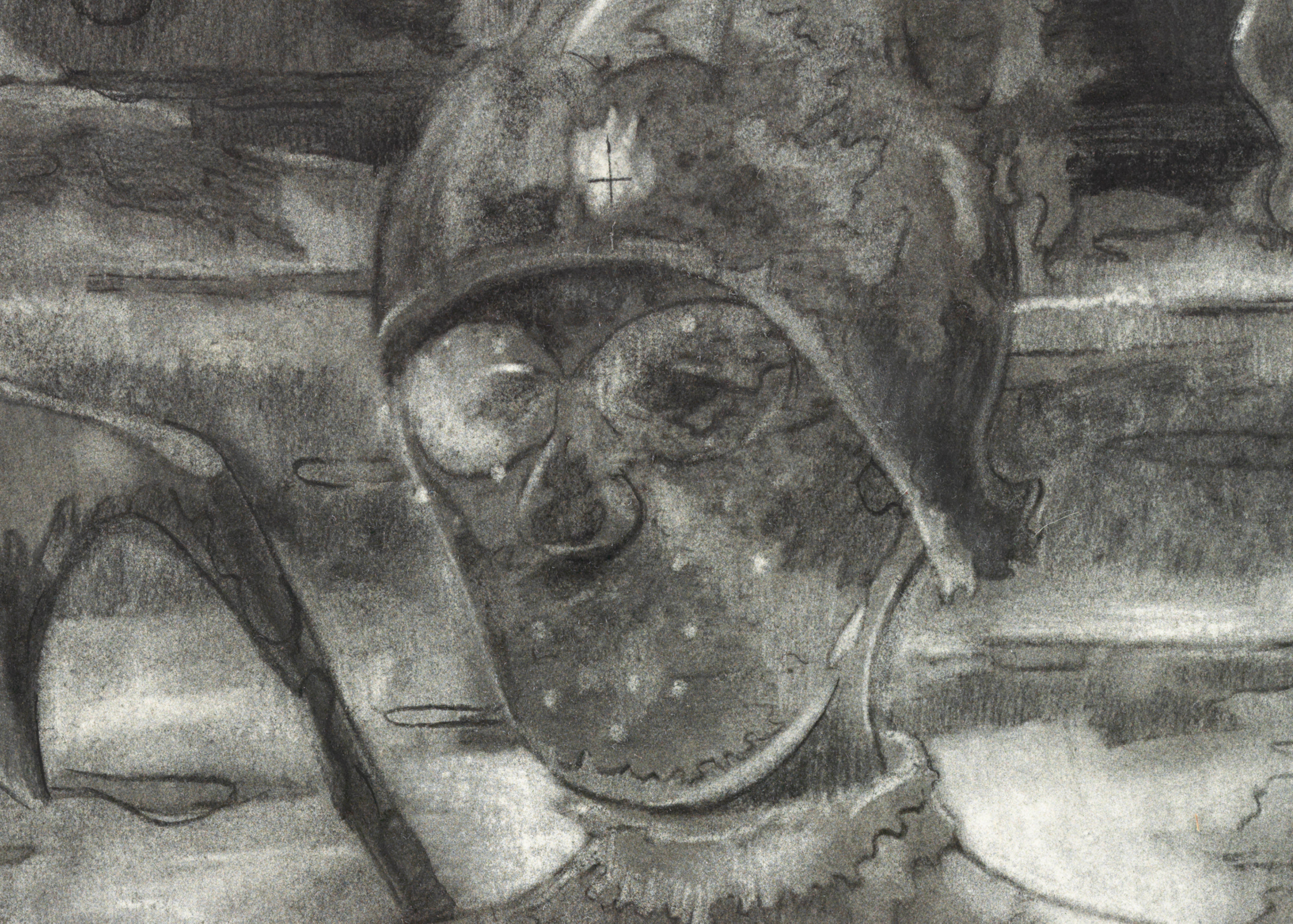 A self identified 'Axe-bish' of the Blighted Calvary Stood Guard over the Occidental Tower - she was...