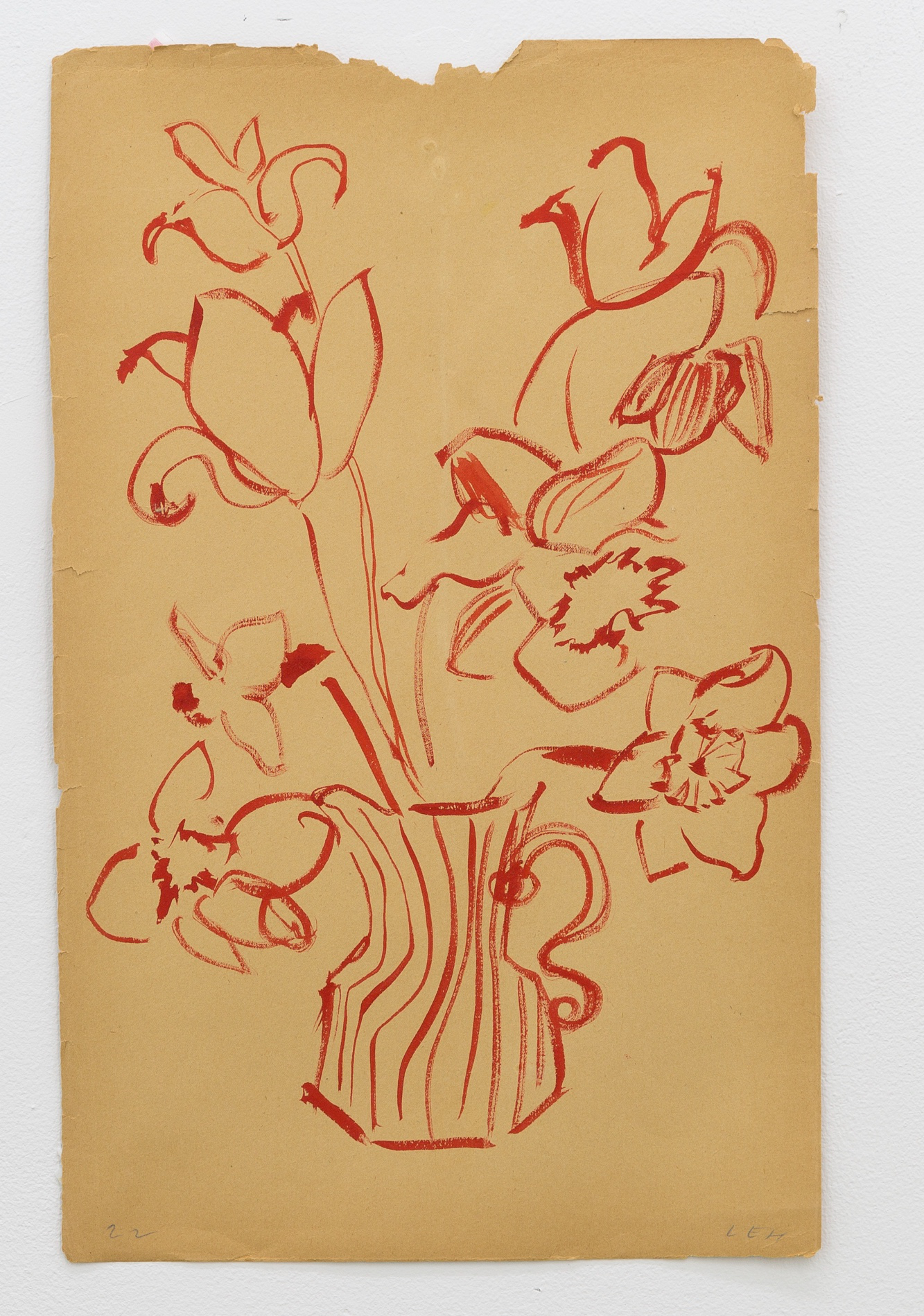 Tulips in an Ironstone Jug 2/3