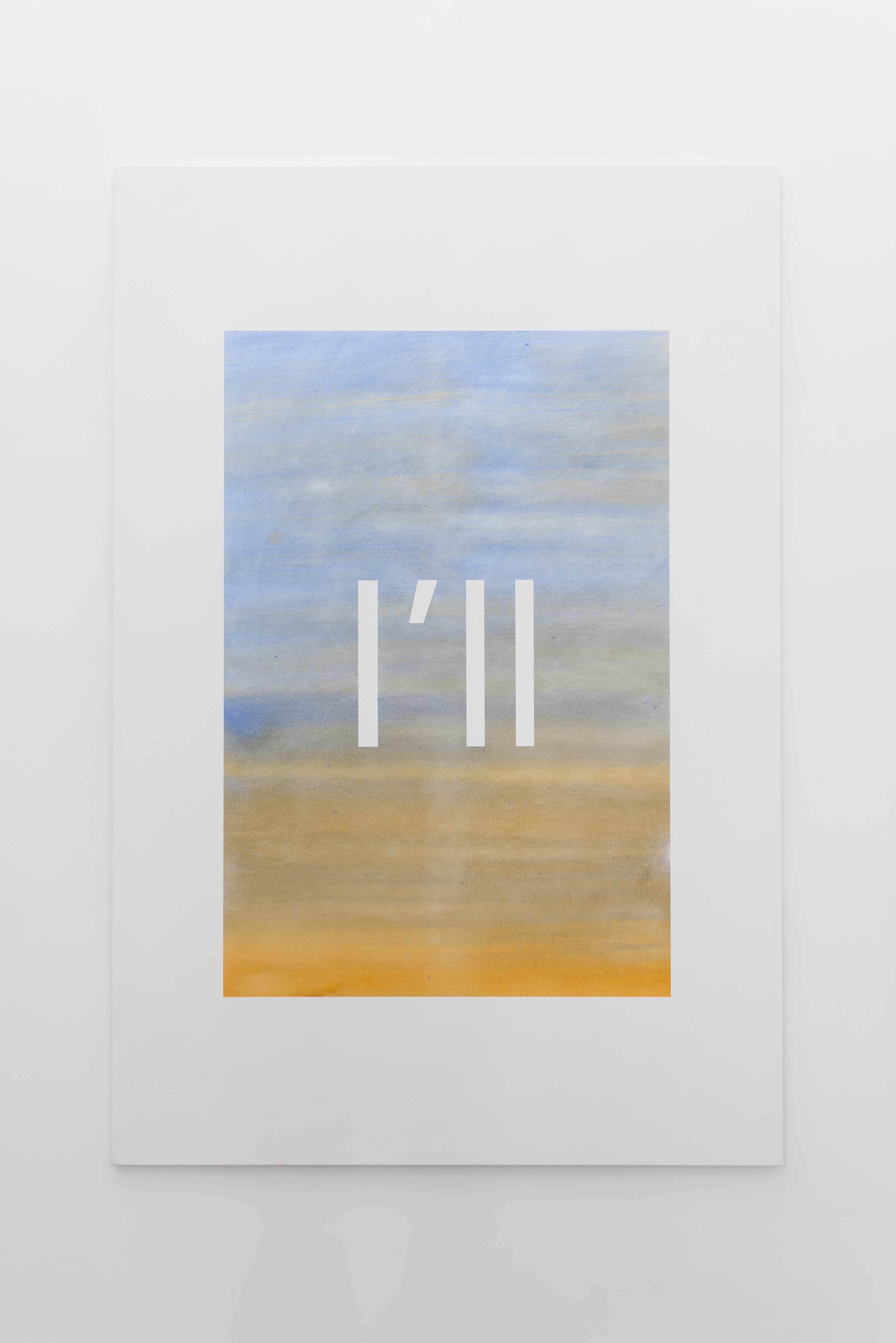 I'll (cobalt blue, permanent yellow orange)