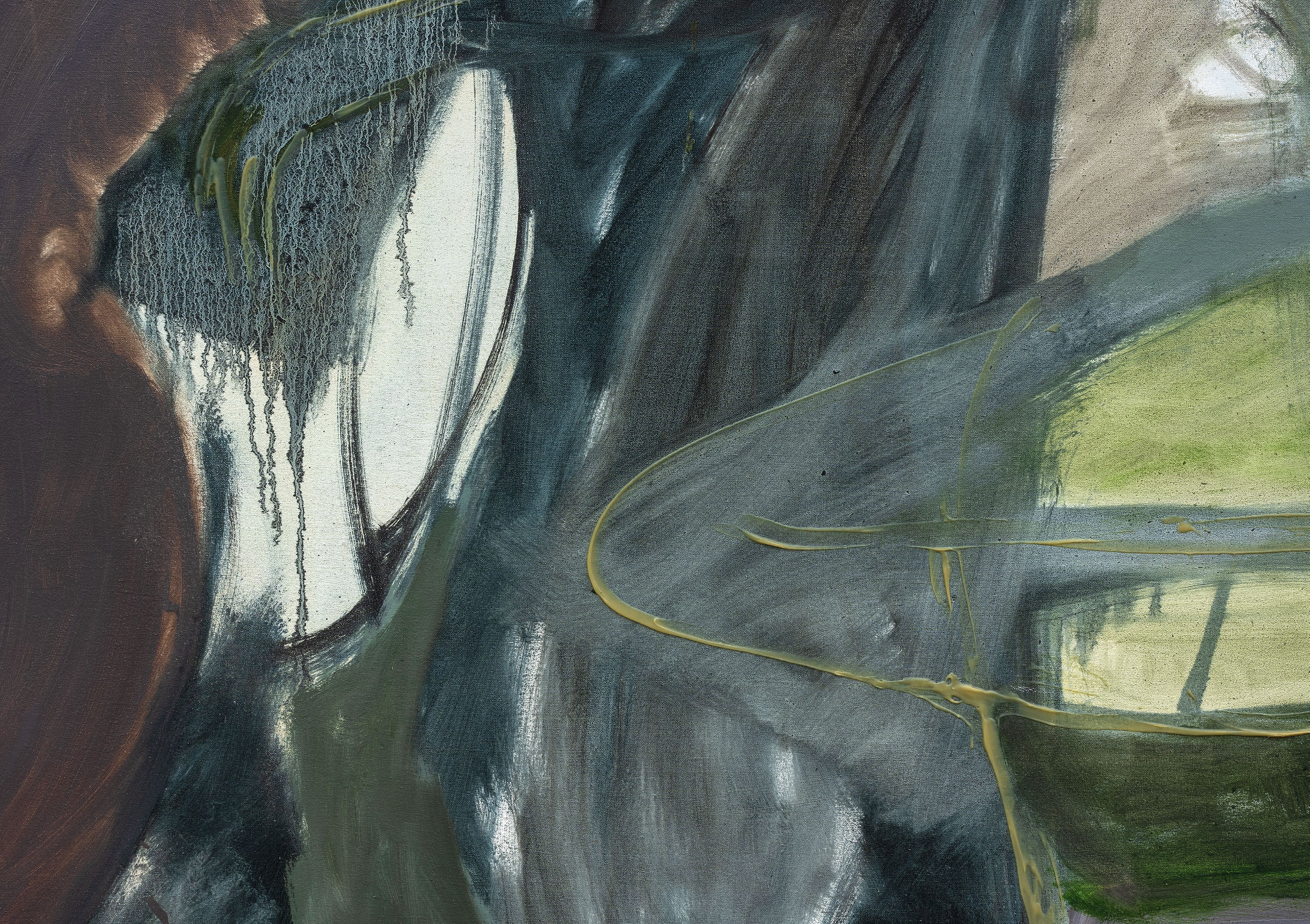 Abstract (despairing exoskeleton hug)
