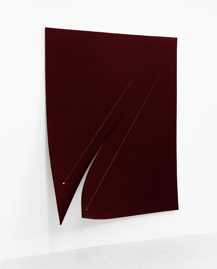 Work On Felt (Variation 19), Burgundy