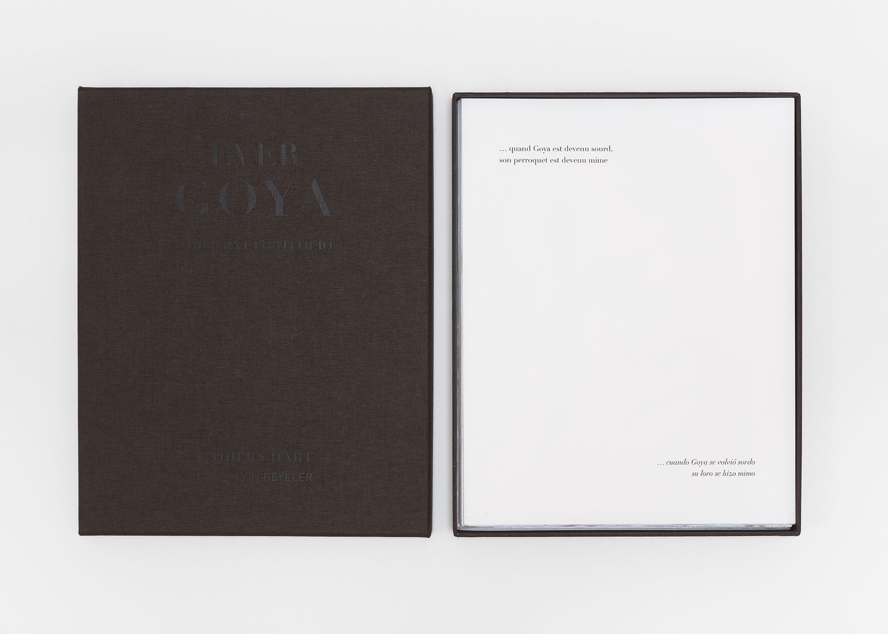 Ever Goya THE PRINT PORTFOLIO
