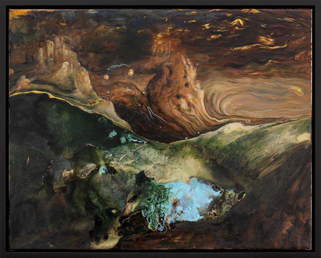 A mountainous landscape