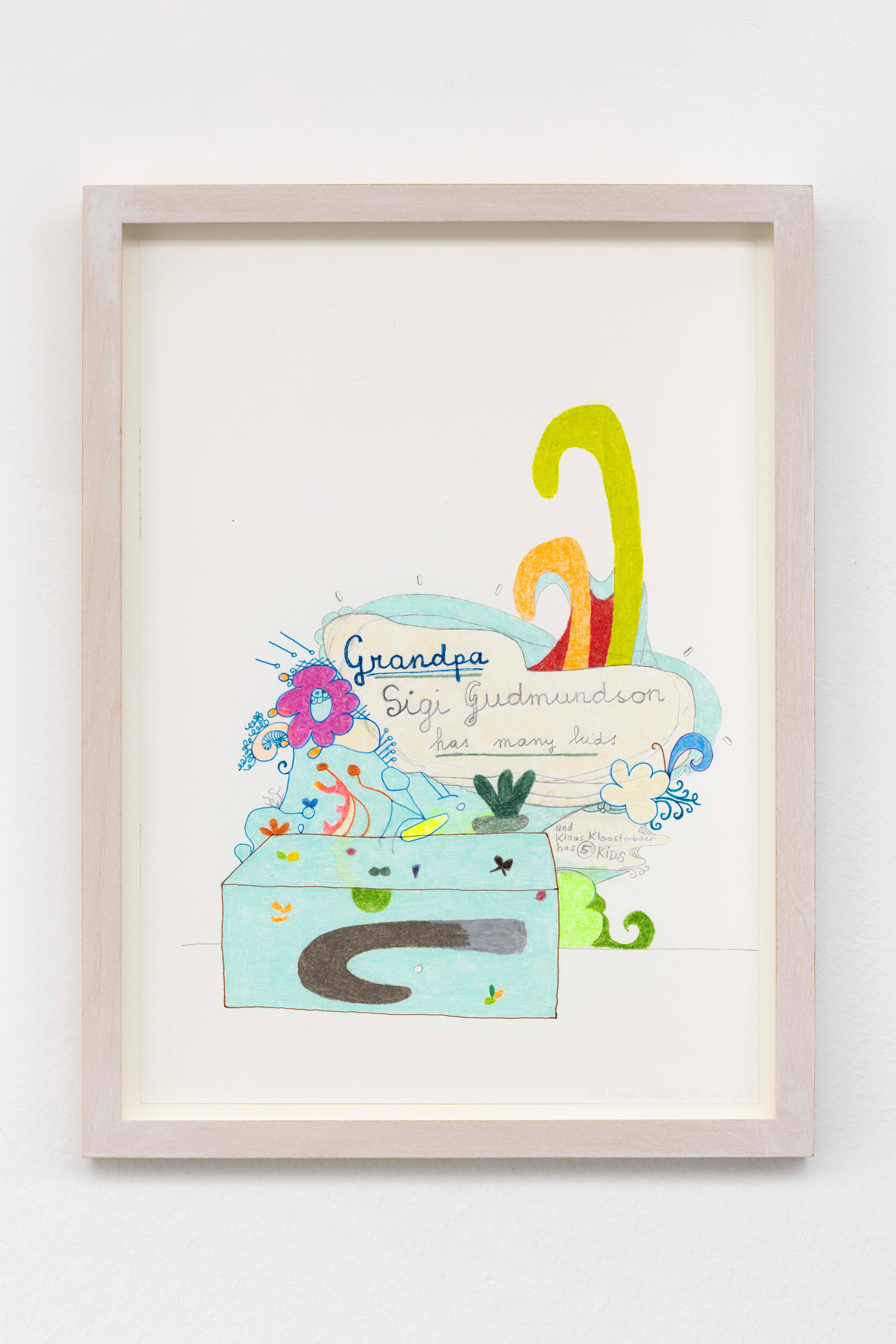 Grandpa Sigi Gudmundson (design for wall painting and wood object)