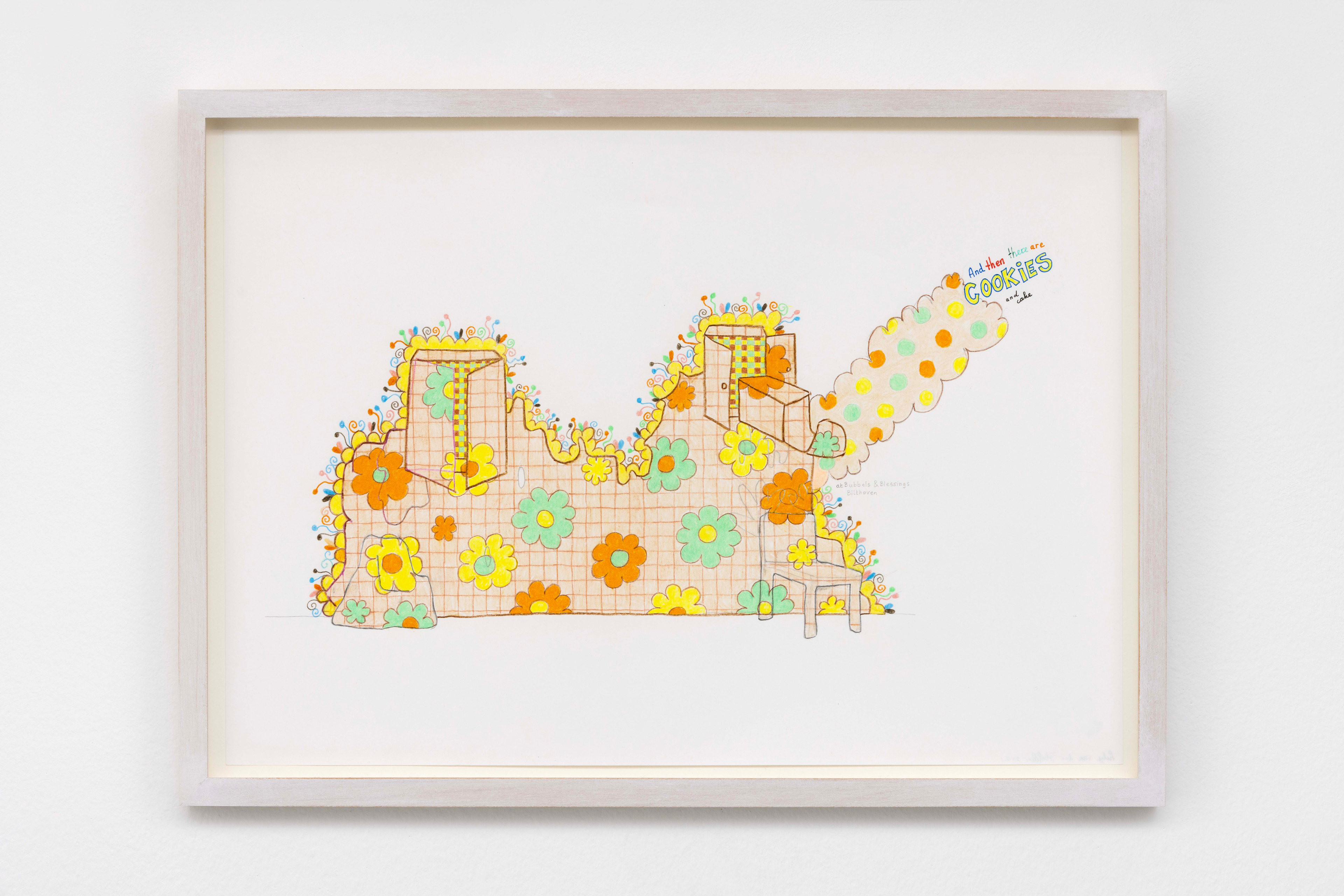 Cookies Bubbles and Blessing (design fo wall painting and wooden objects)