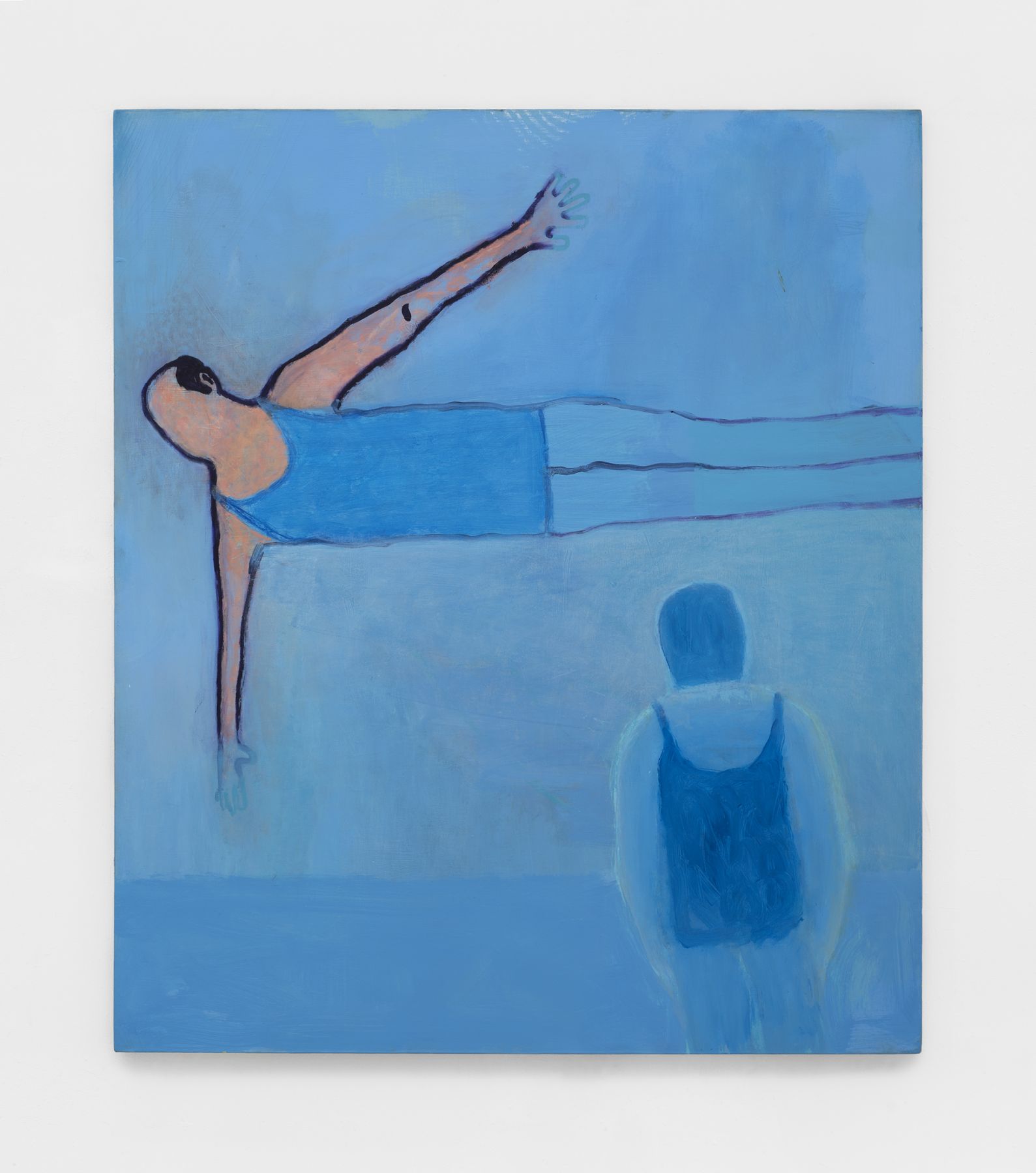 Swan Dive with Onlooker