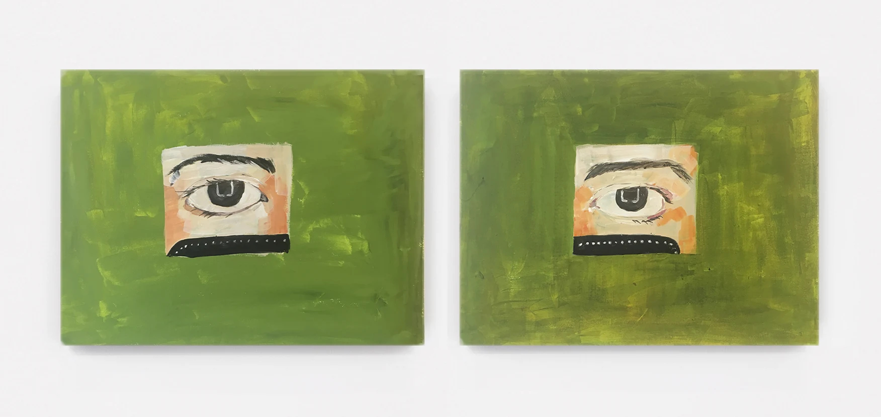 Eye Painting 1 & Eye Painting 2