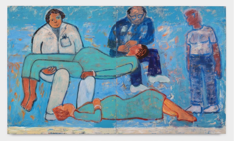 Waiting Room Blue