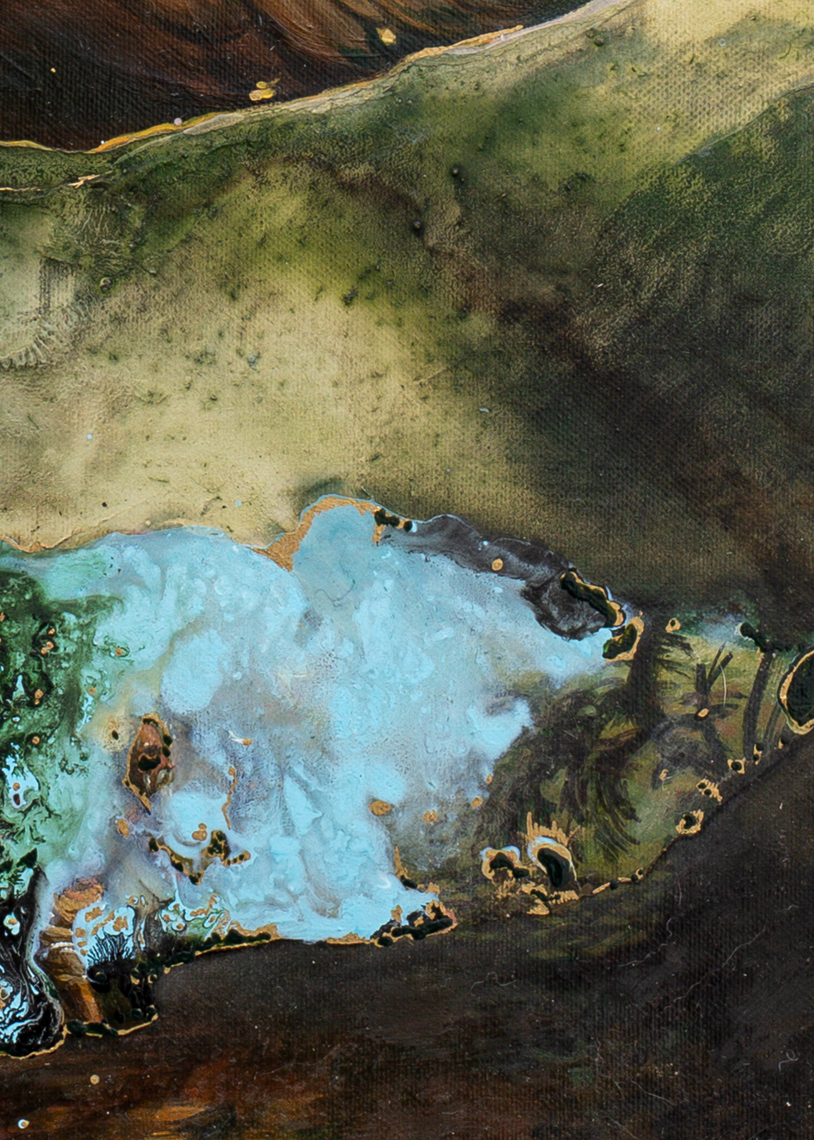 A mountainous landscape