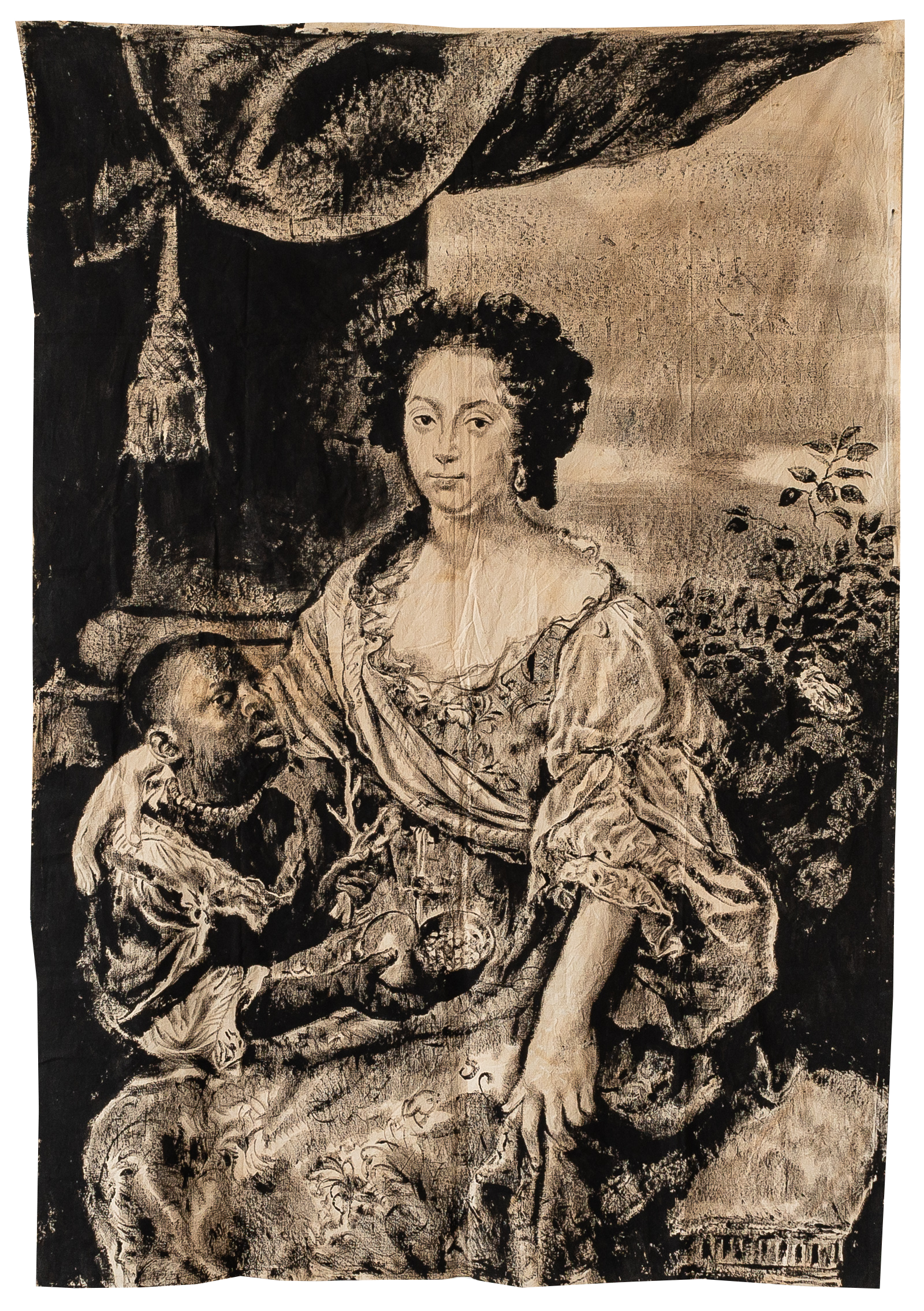 Louise de Kerouaille, Duchess of Portsmouth (after Pierre Mignard), Modèle Noir Series