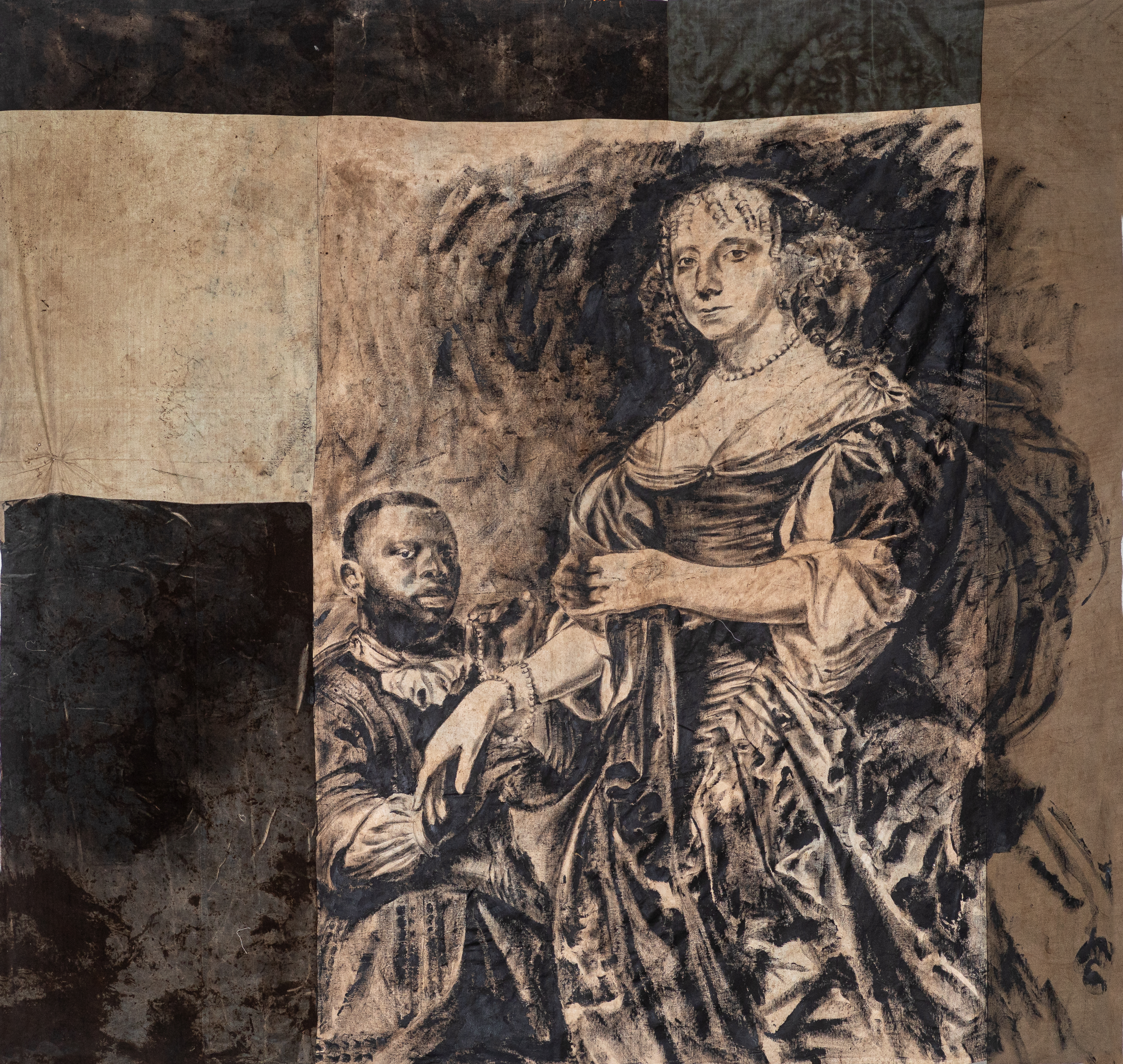 Margaretha Van Raephorst, after Jan Mitjens - Série Modèle Noir