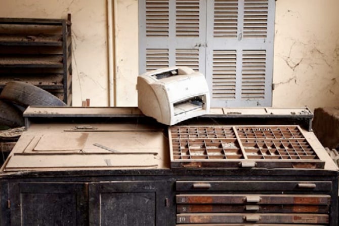 Atelier de typographie #2, Imprimerie nationale, Porto Novo, Bénin