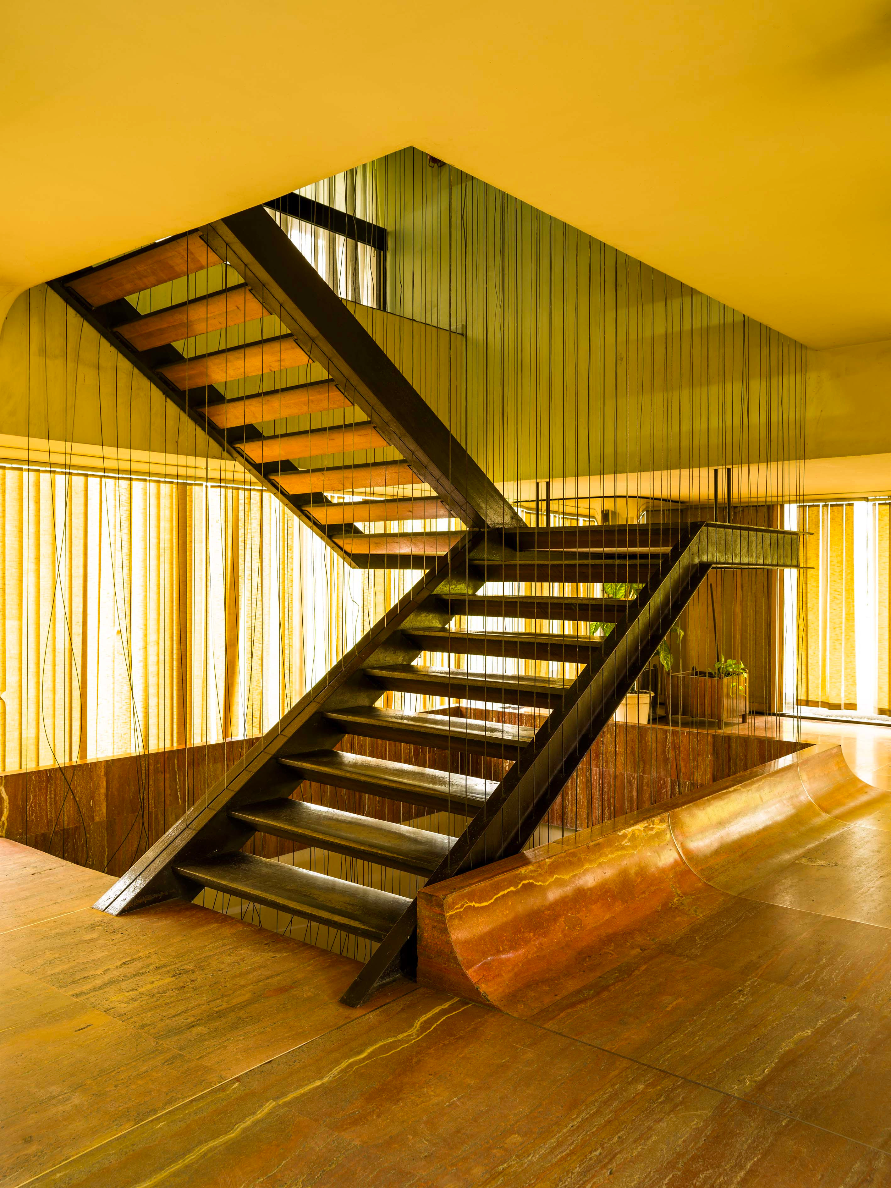 Escalier, Immeuble RASCOM, , Plateau, Abidjan, Côte d’Ivoire