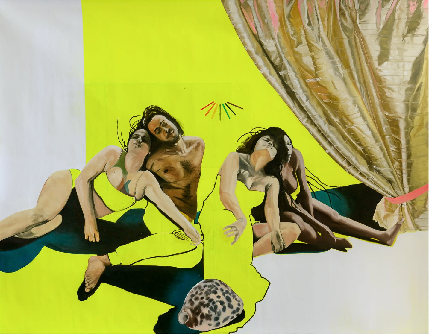Femmes d’Alger d’après Delacroix