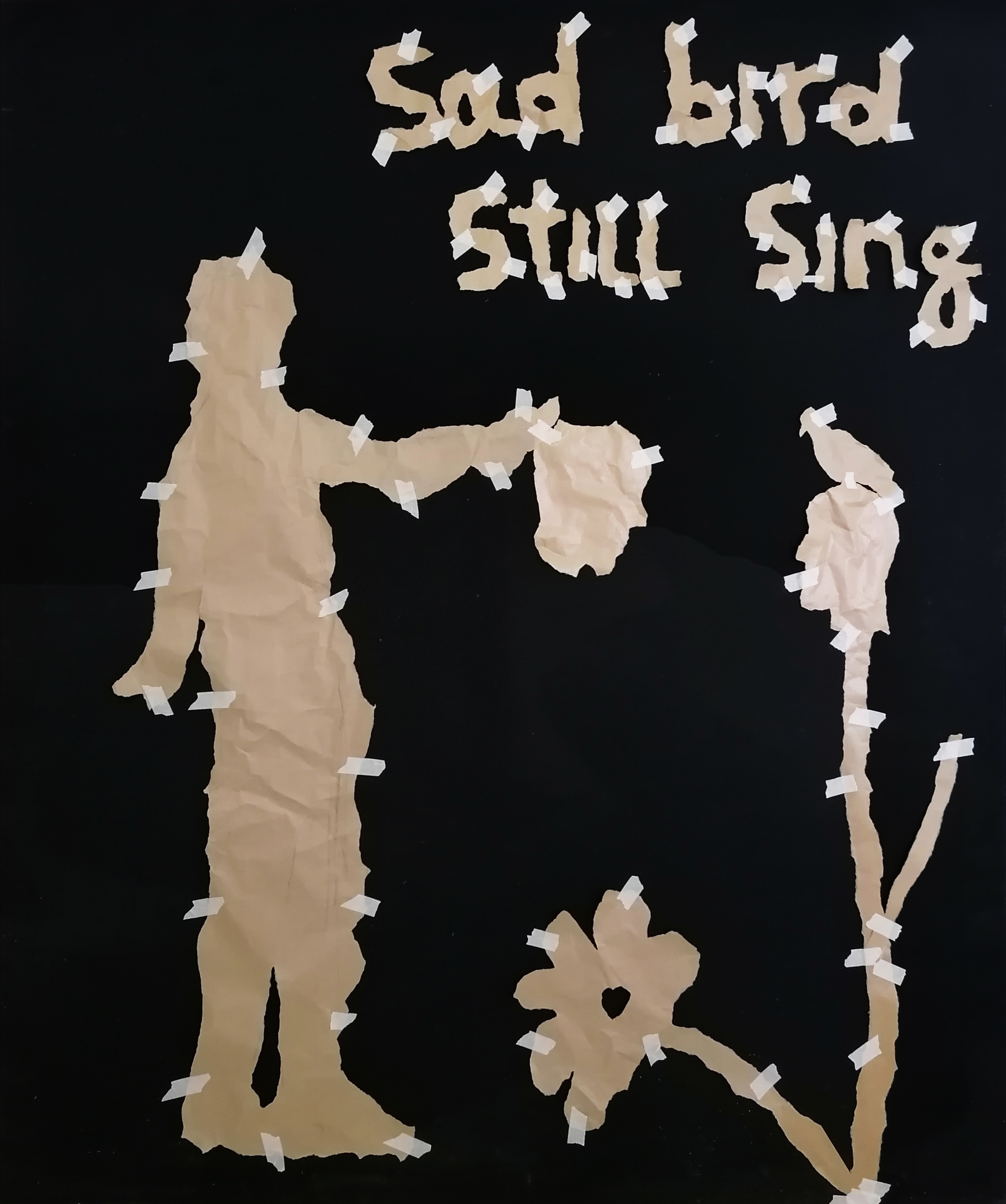 Sad bird still sing