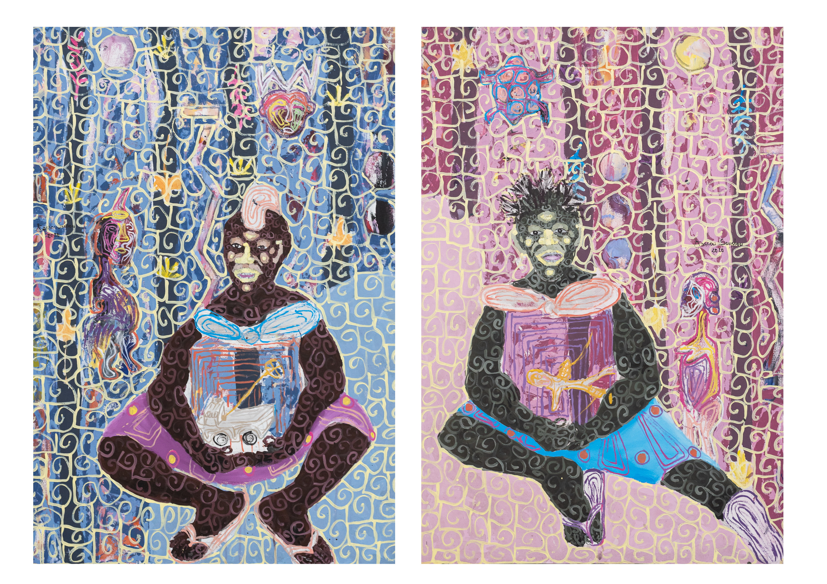 The Christmas of Amadou et Mariama in the African village