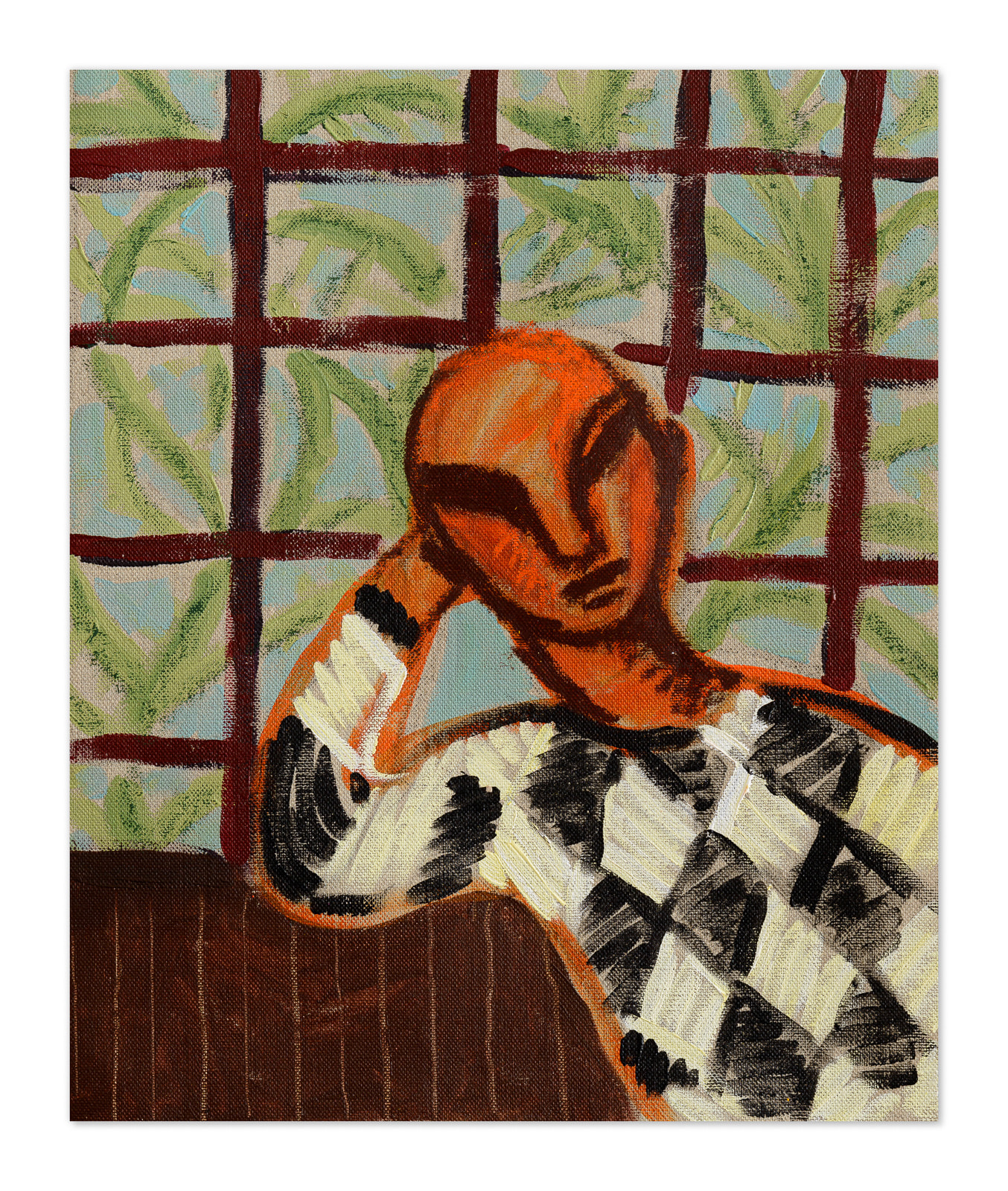 Fenêtre et damier