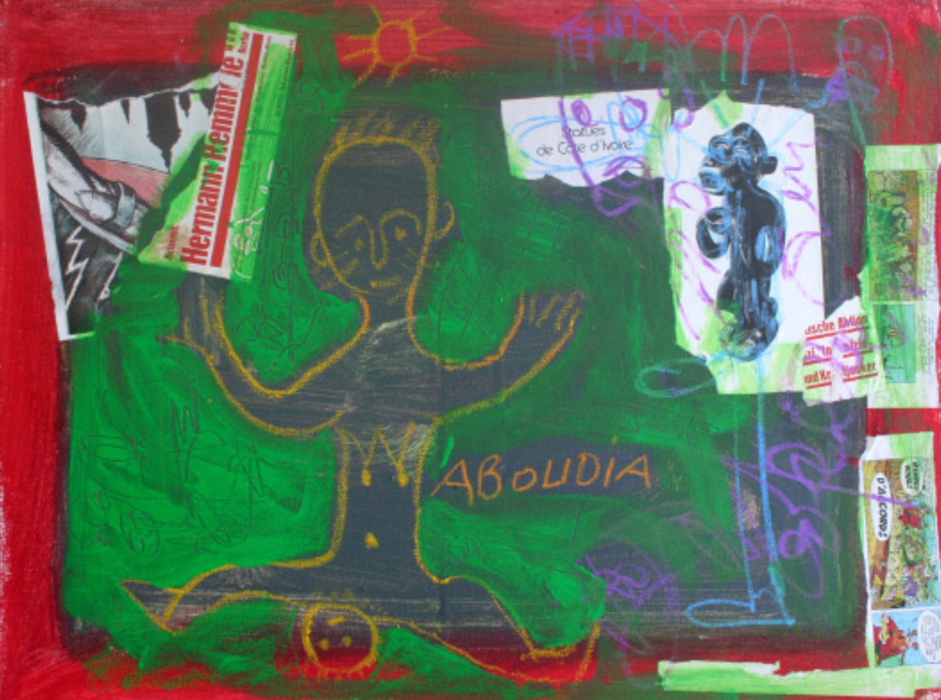 La venue au monde d'Aboudia