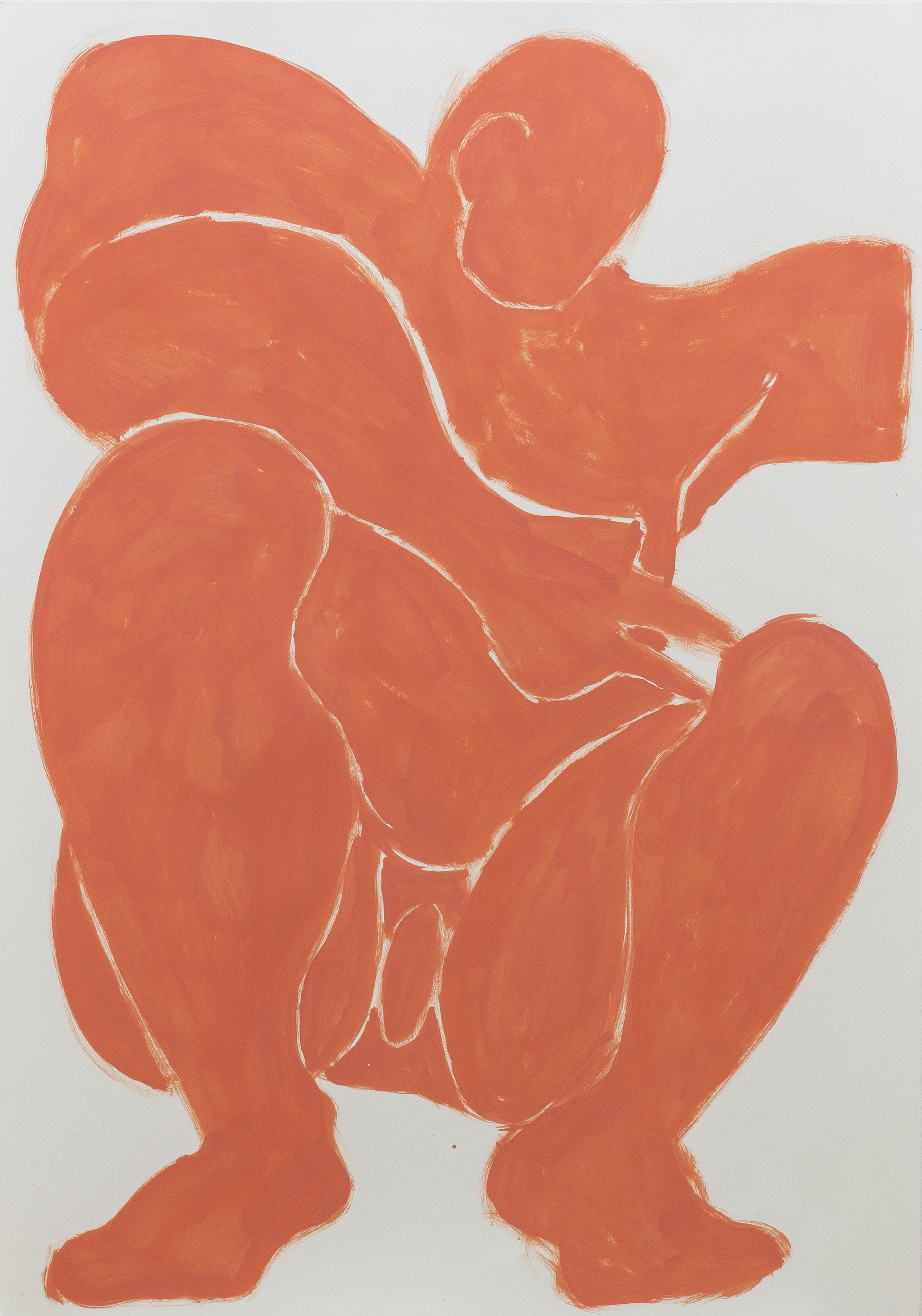 Seated Man Reaching Out
