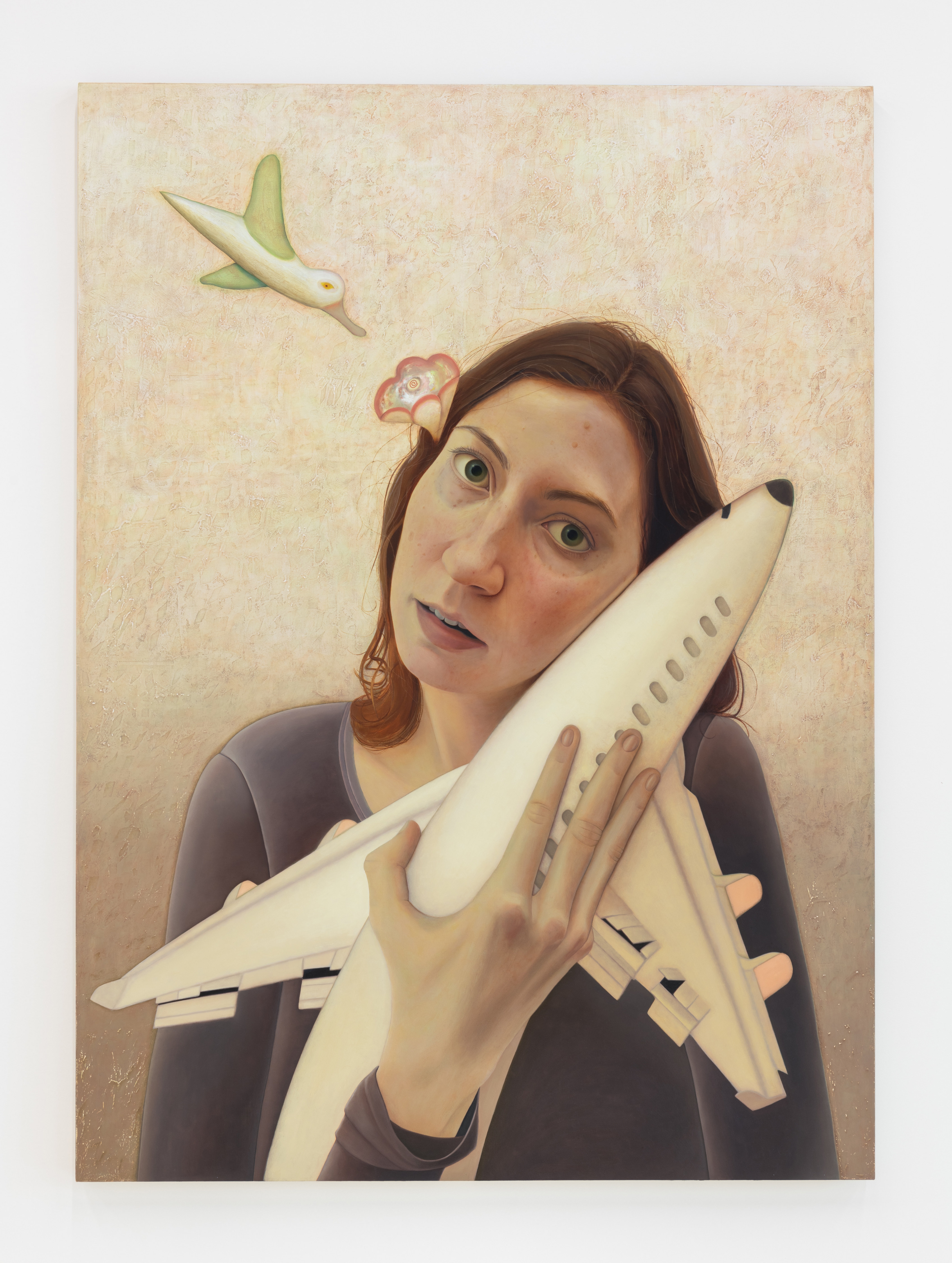 Large Self-Portrait Airplane