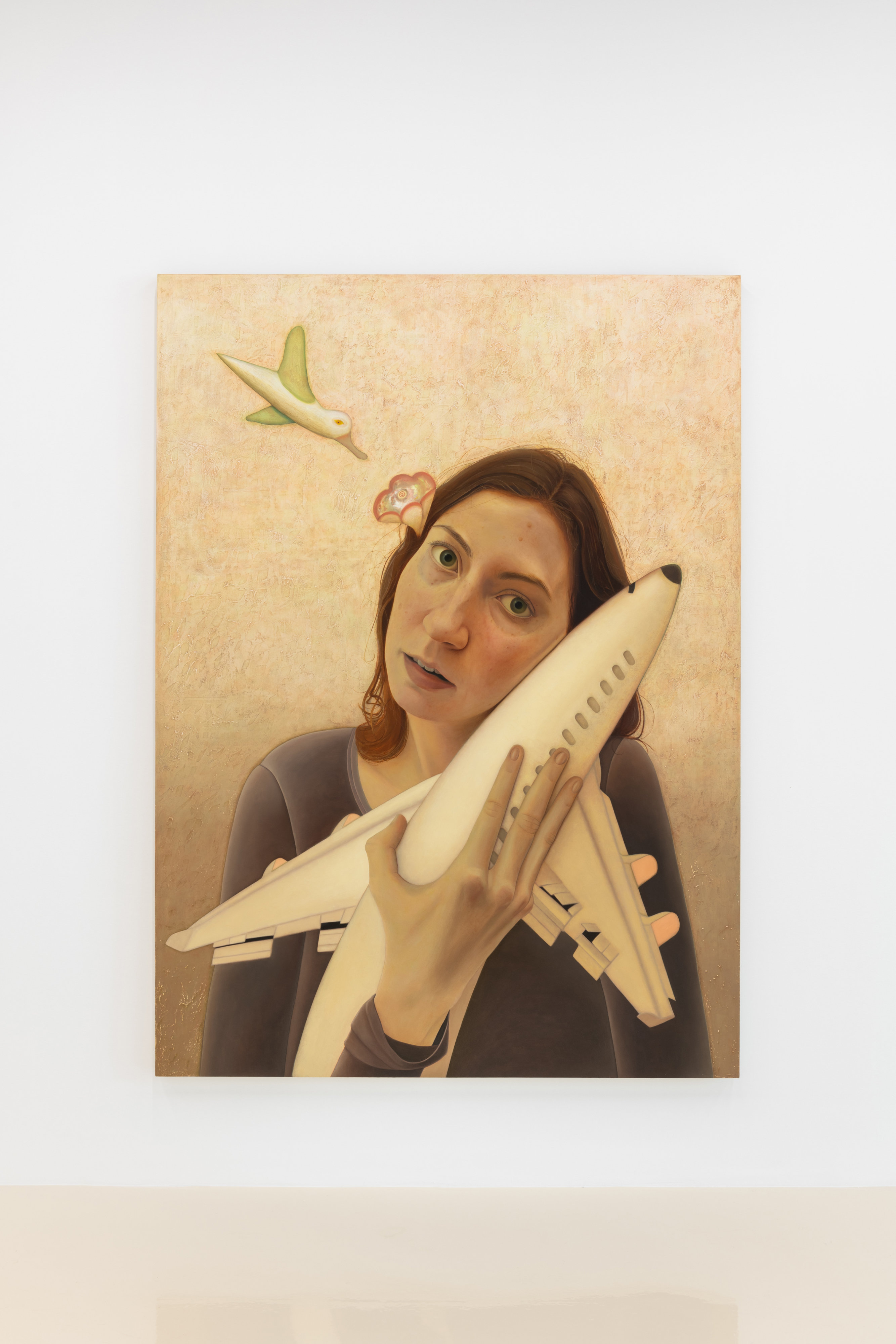 Large Self-Portrait Airplane