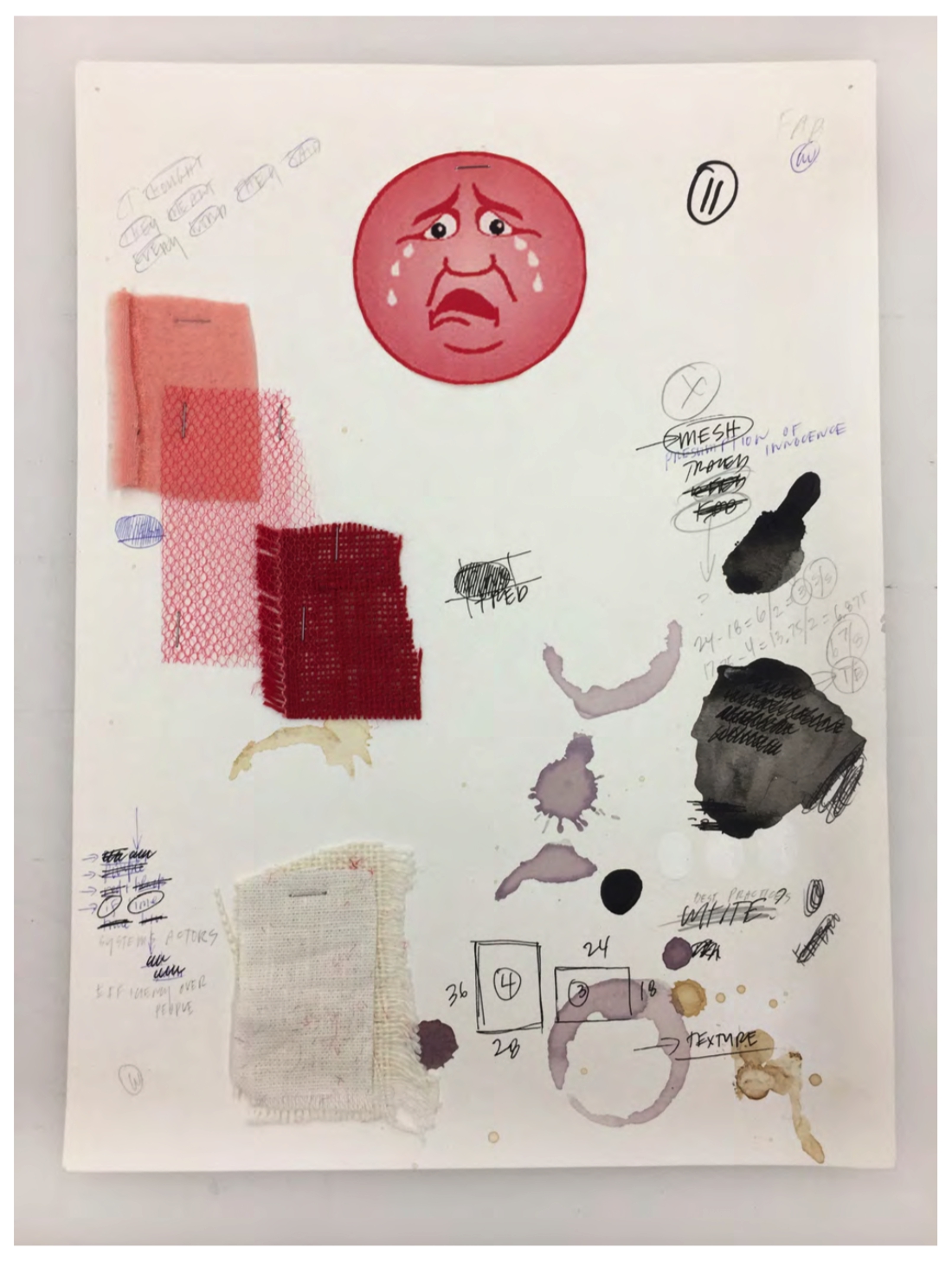 Untitled Croquis (Restless unsettled Cries inconsolably)