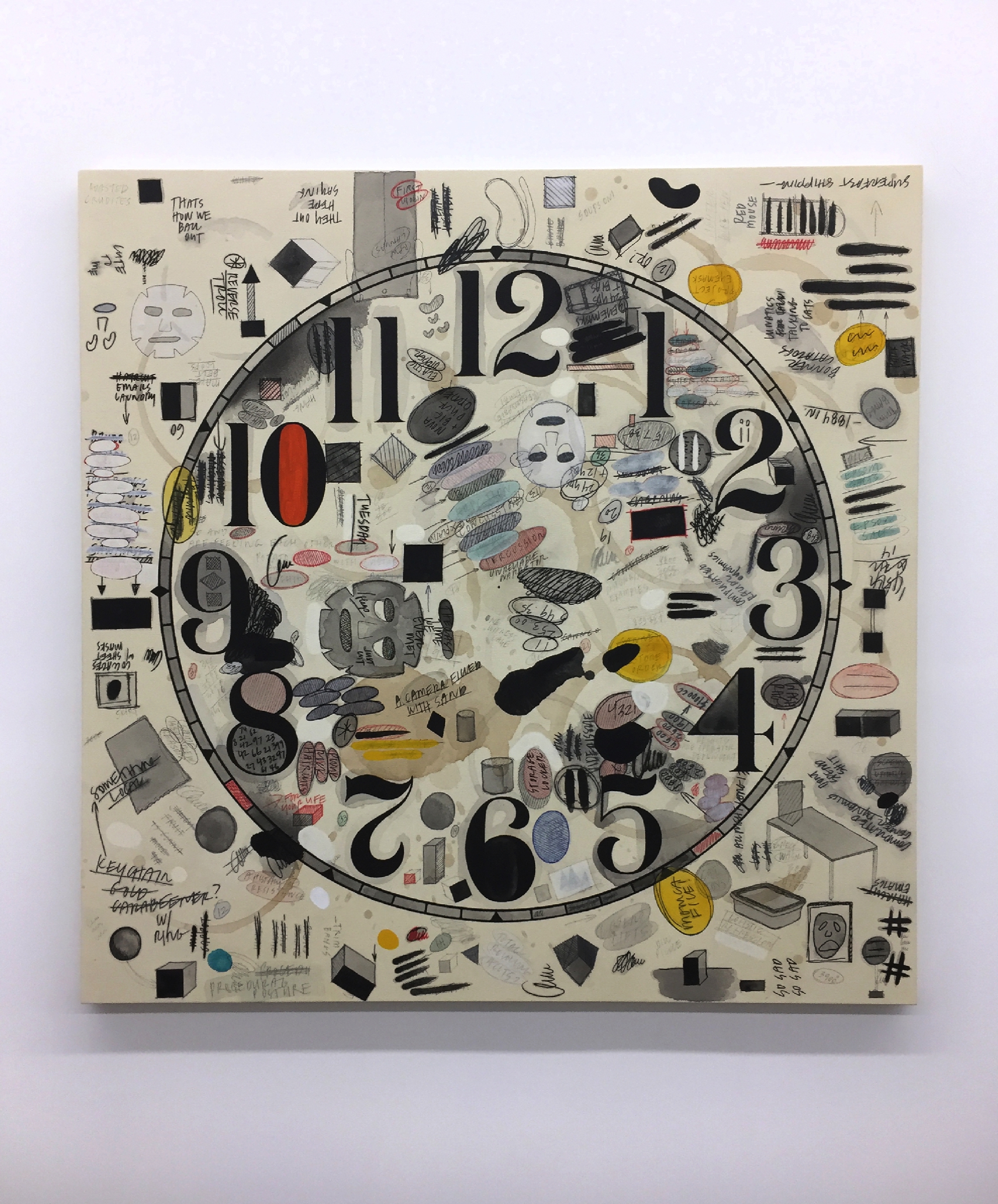 Untitled Timepiece (THE LANGUAGE TO DESCRIBE OUR PATHOLOGY HAS NOT YET BEEN INVENTED)